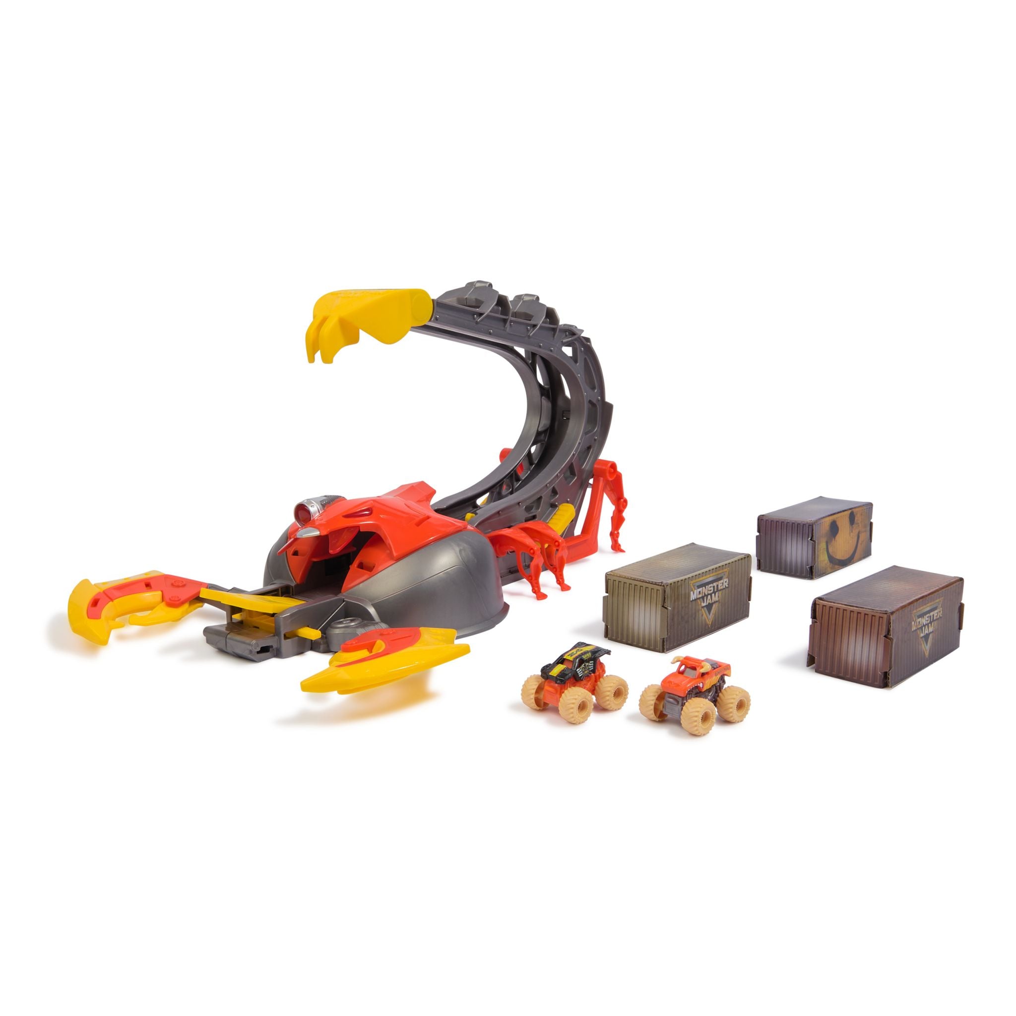 Monster Jam Mini Jams El Toro Loco & Max - D Venom Velocity Scorpion Playset
