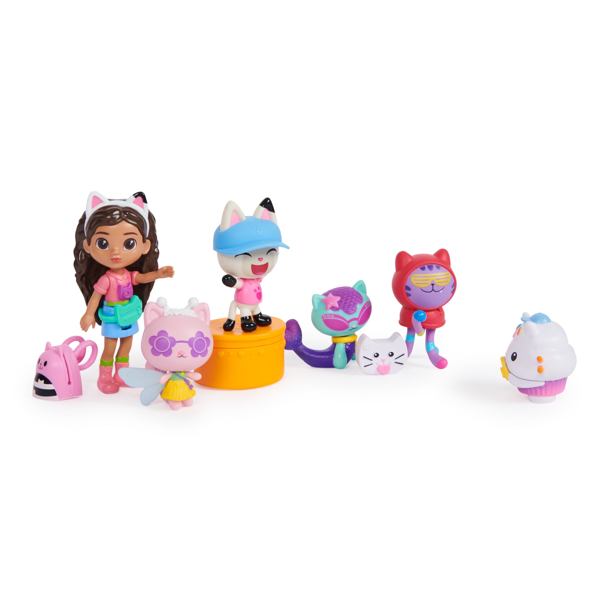 Gabby's Dollhouse Deluxe Travel Toy Figure Set for Kids