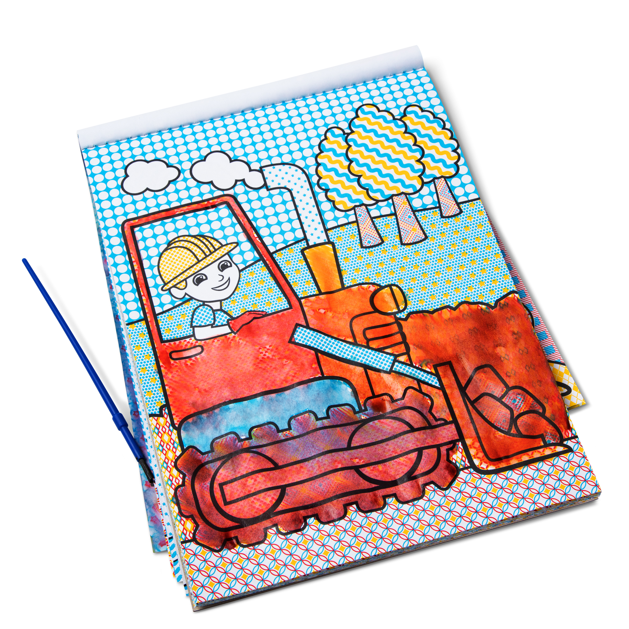 Melissa & Doug First Water-Painting Set: Pirates, Space, Construction & More