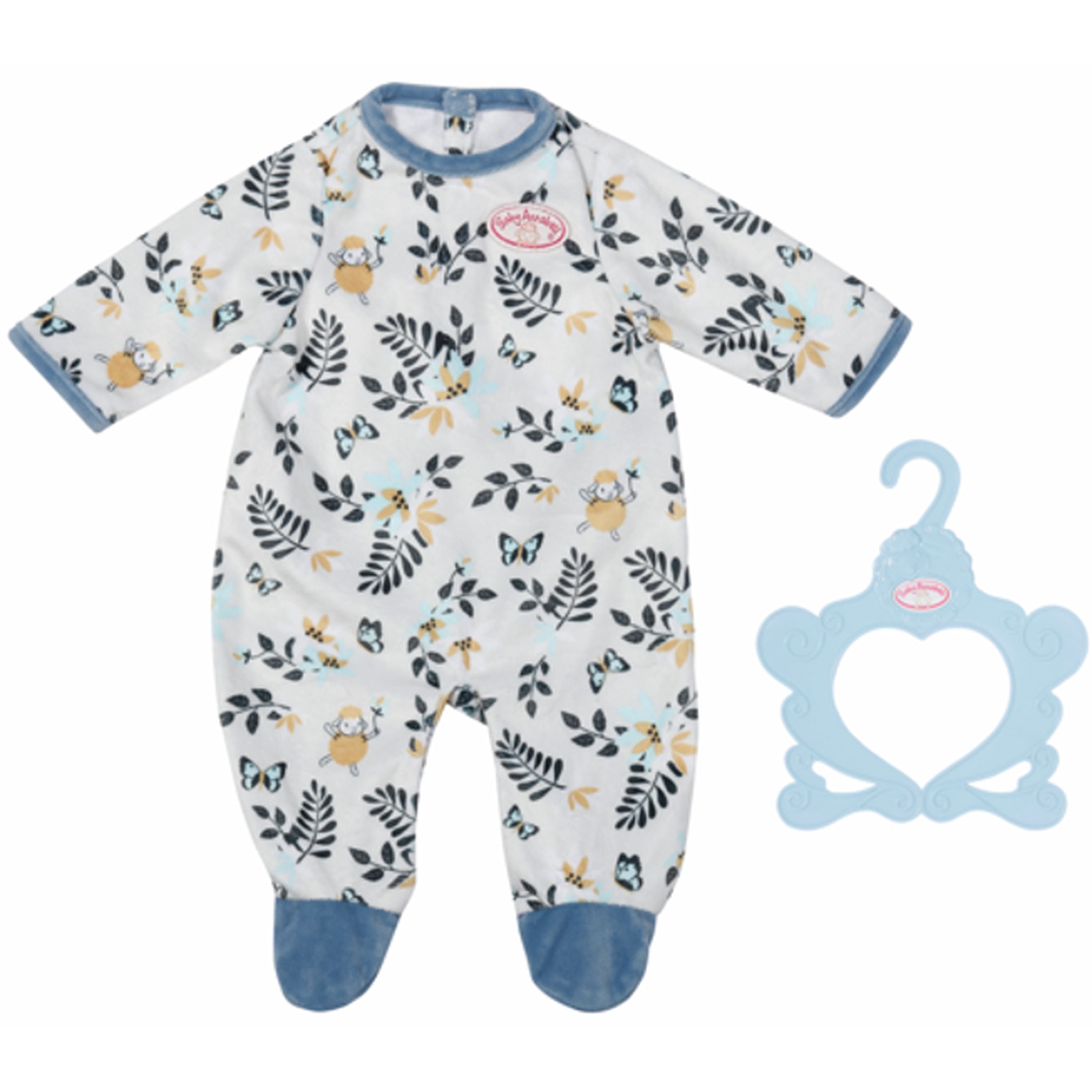 Special Offer! 43cm Blue Leaf Romper for Baby Annabelle Doll