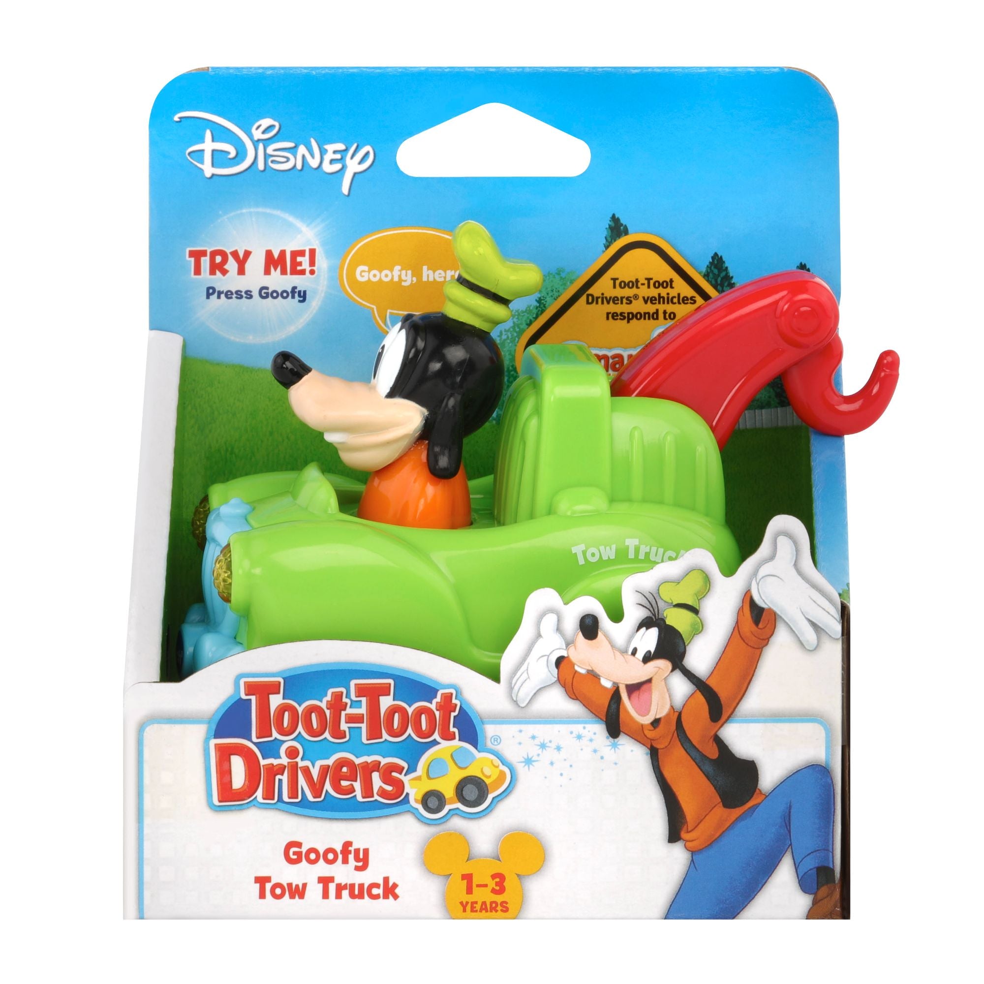 VTech Toot-Toot Drivers Disney Goofy Tow Truck - Fun Learning Toy for Kids