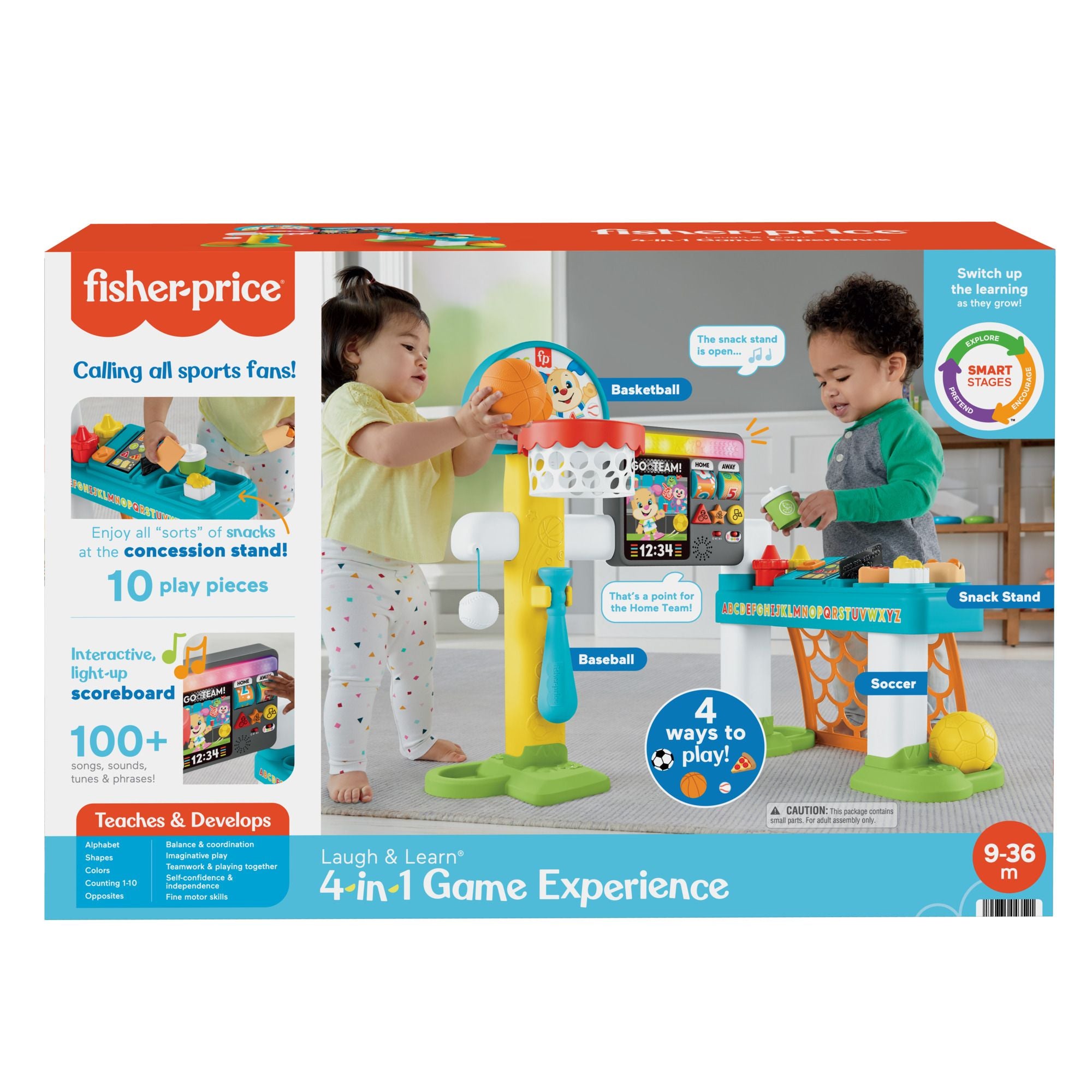 Hot Deal! Fisher-Price All-In-One Laugh & Learn Sports Arena Interactive Play Set