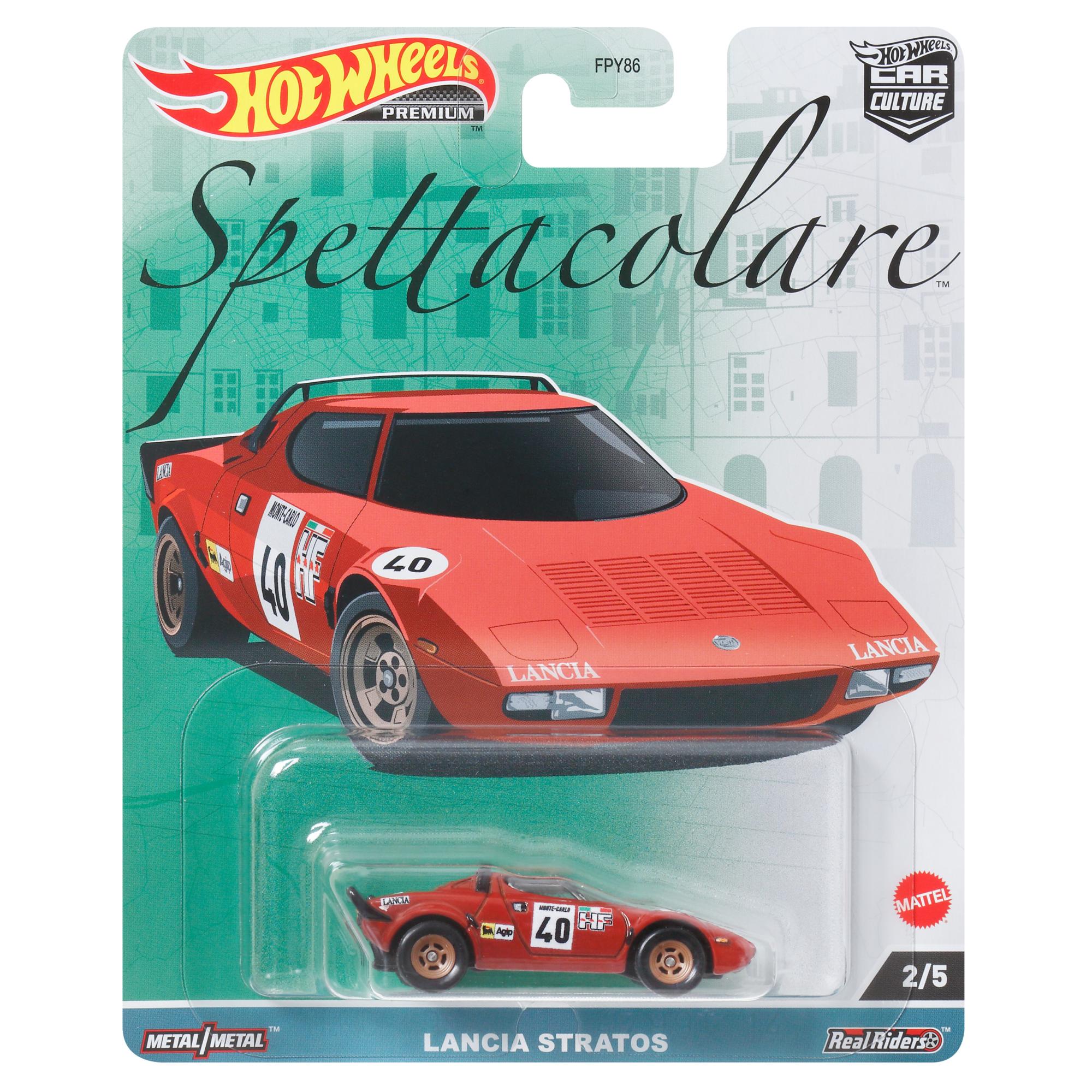 Hot Wheels Car Culture Stunning 1:64 Scale Lancia Stratos Vehicle 2/5