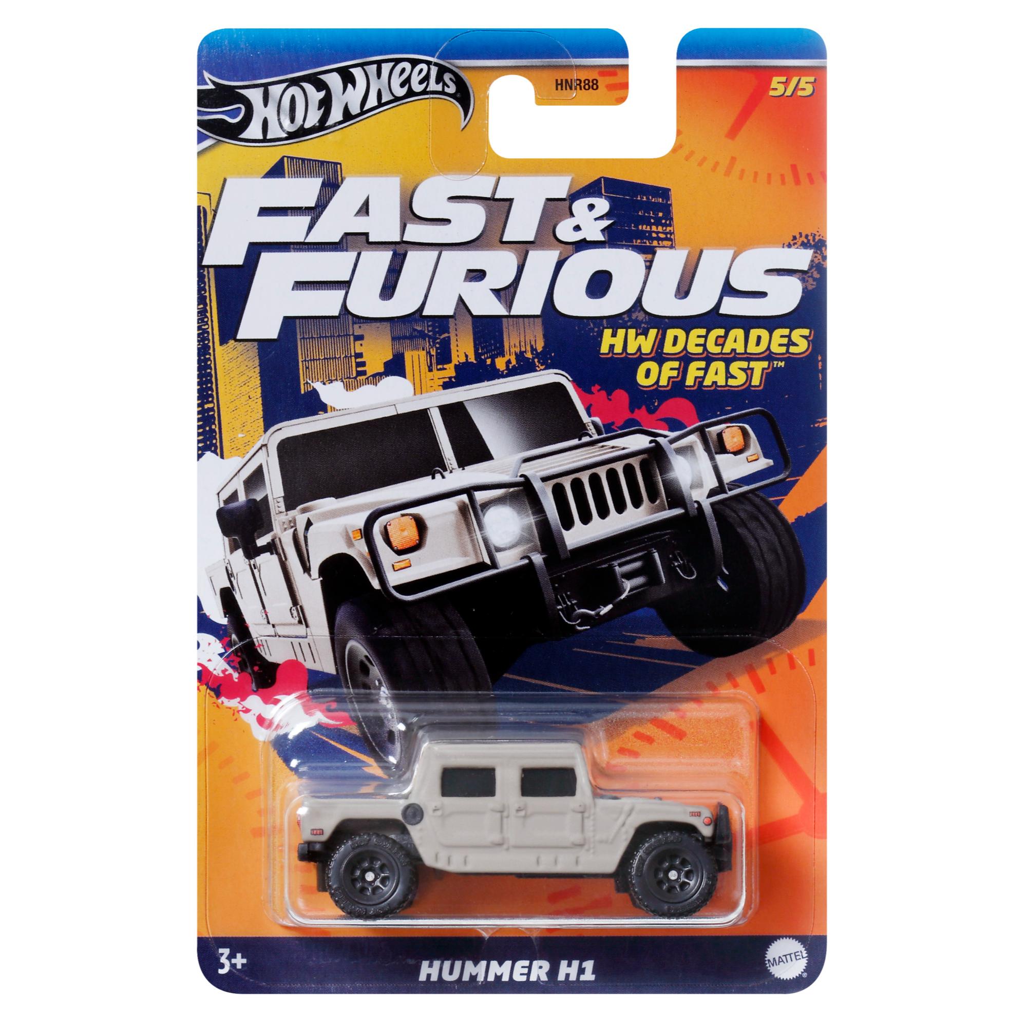 Hot Wheels Assorted Styles Fast & Furious Themed Die - Cast Vehicles
