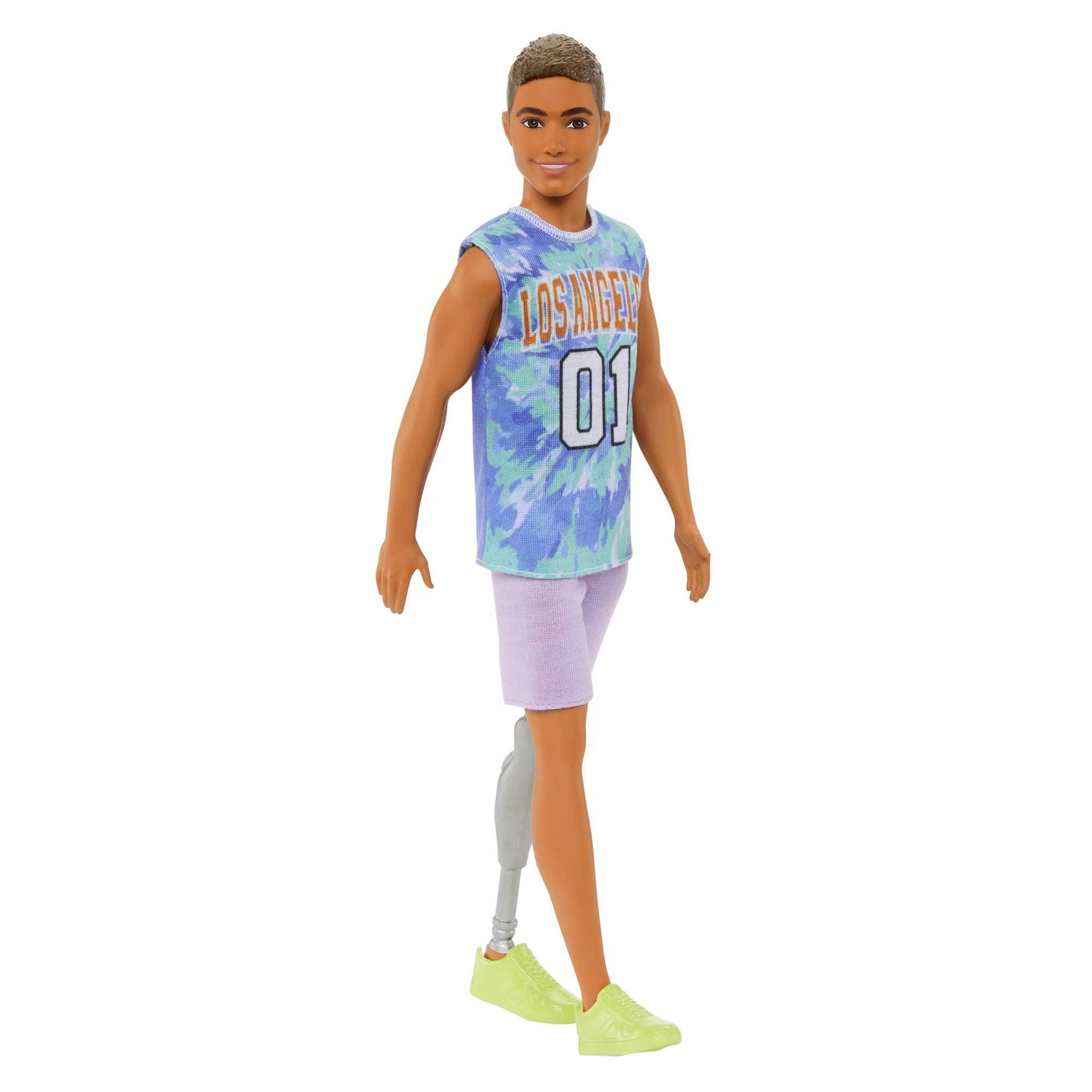 Fashionable Barbie Ken Fashionista Doll with Prosthetic Leg