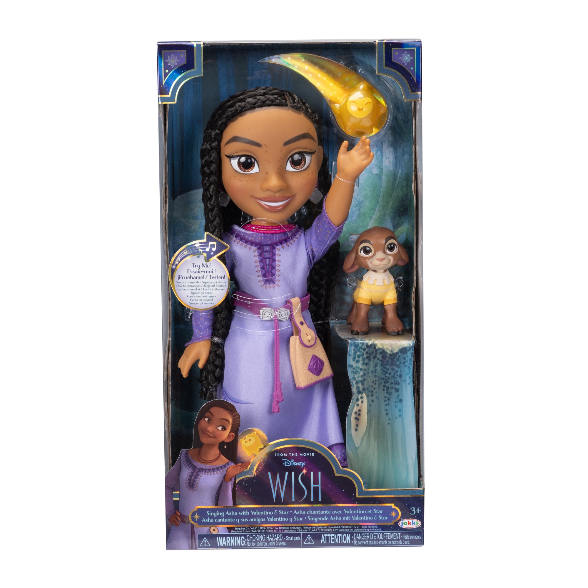 Hot Deal! 38cm Large Disney Wish Asha Feature Doll for Magical Adventures