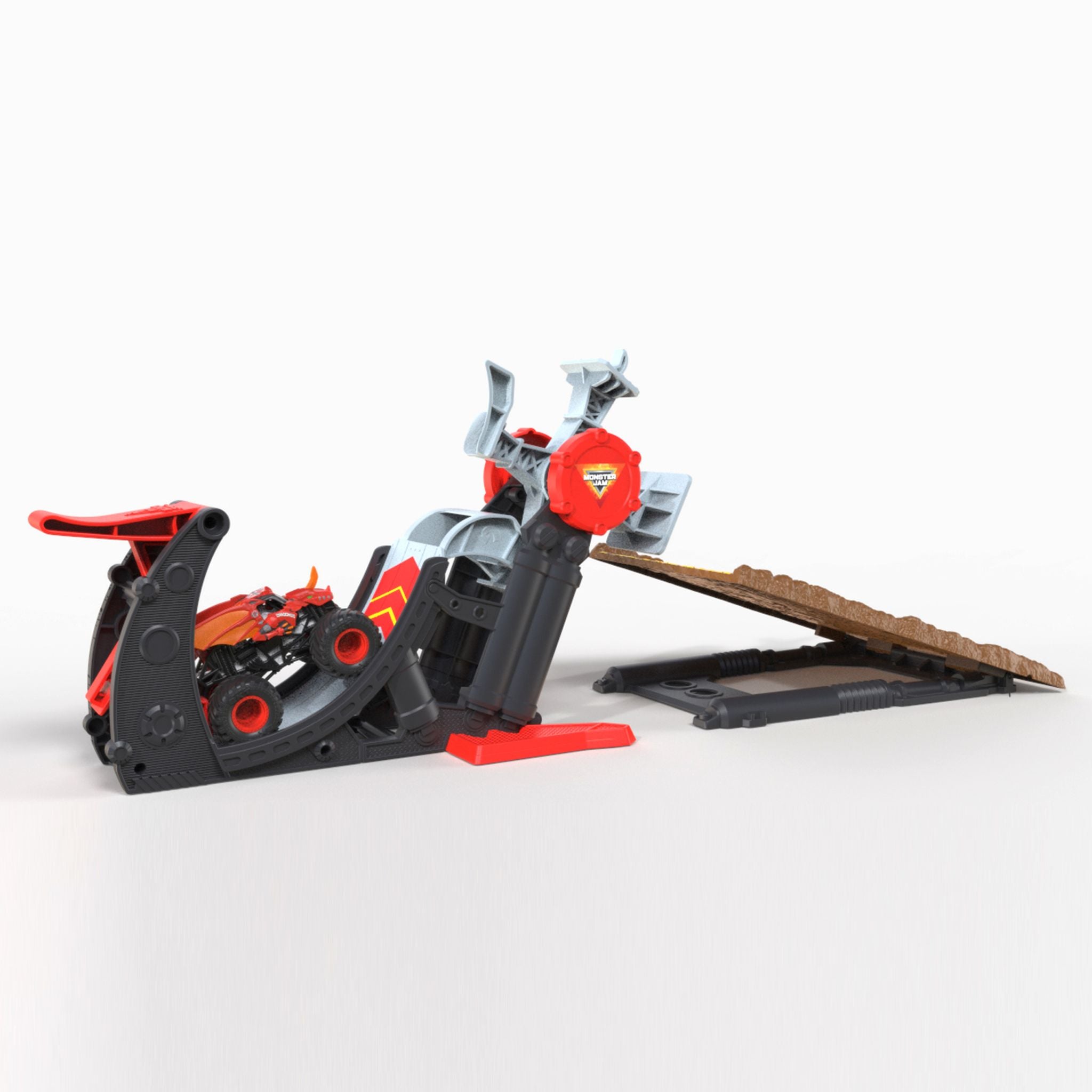 Monster Jam Exclusive Bakugan Dragonoid Stunt Dial Play Set for Kids