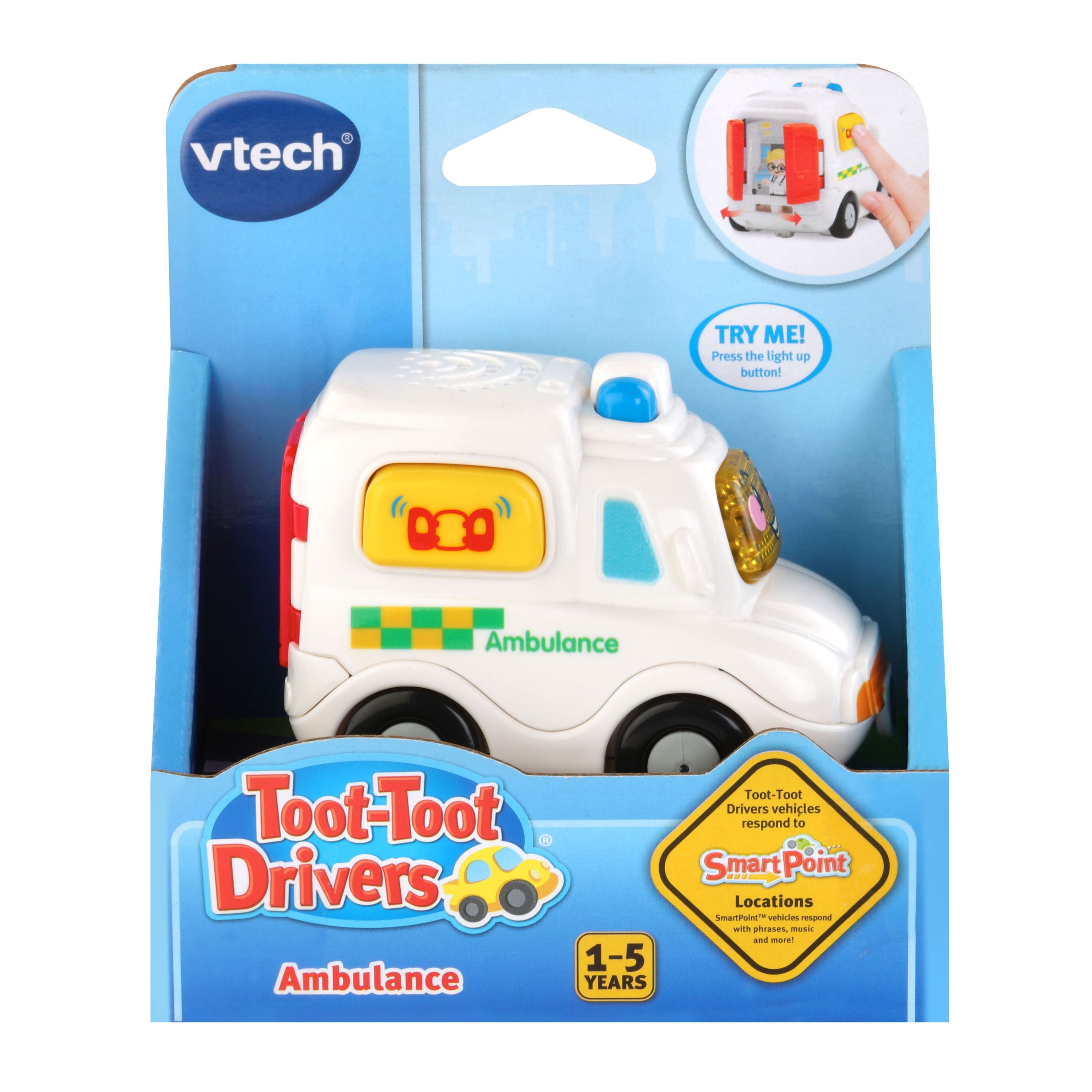 Vtech Toot - Toot Drivers Ambulance Vehicle with Interactive Features