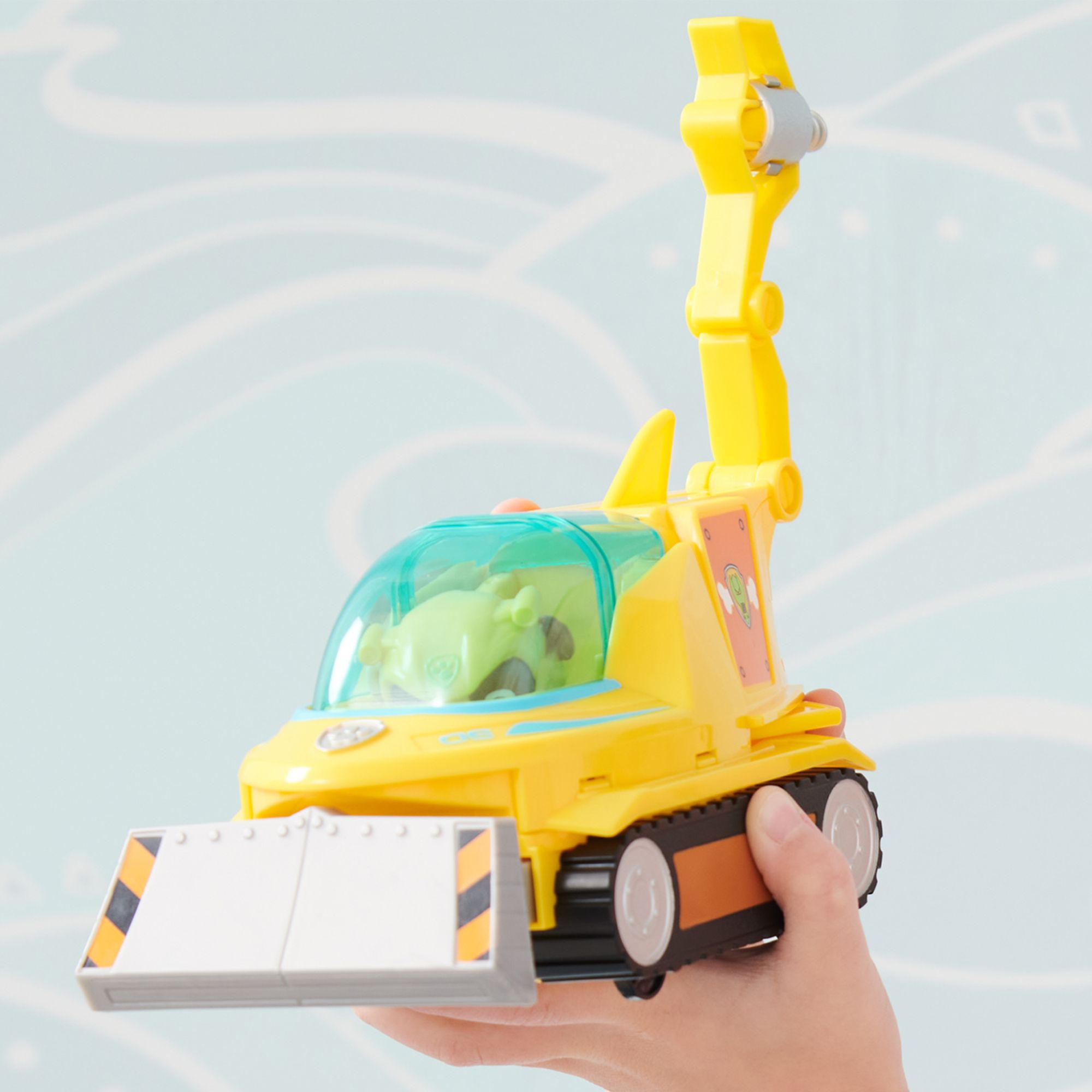 Hot Sale! PAW Patrol Rubble's Aqua Themed Hammerhead Shark Rescue Vehicle