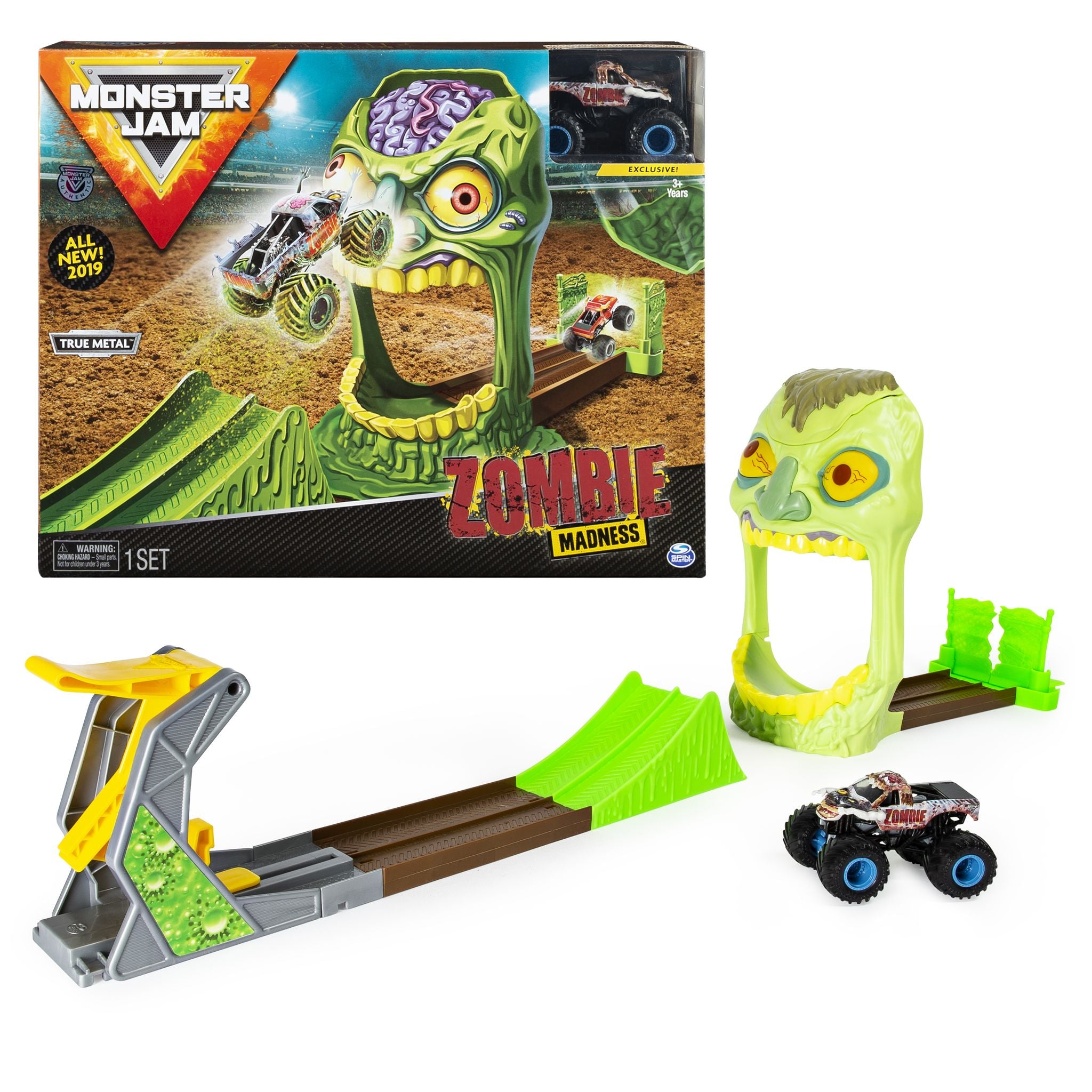 Monster Jam Exclusive Zombie Madness Playset - Big Fun Guaranteed