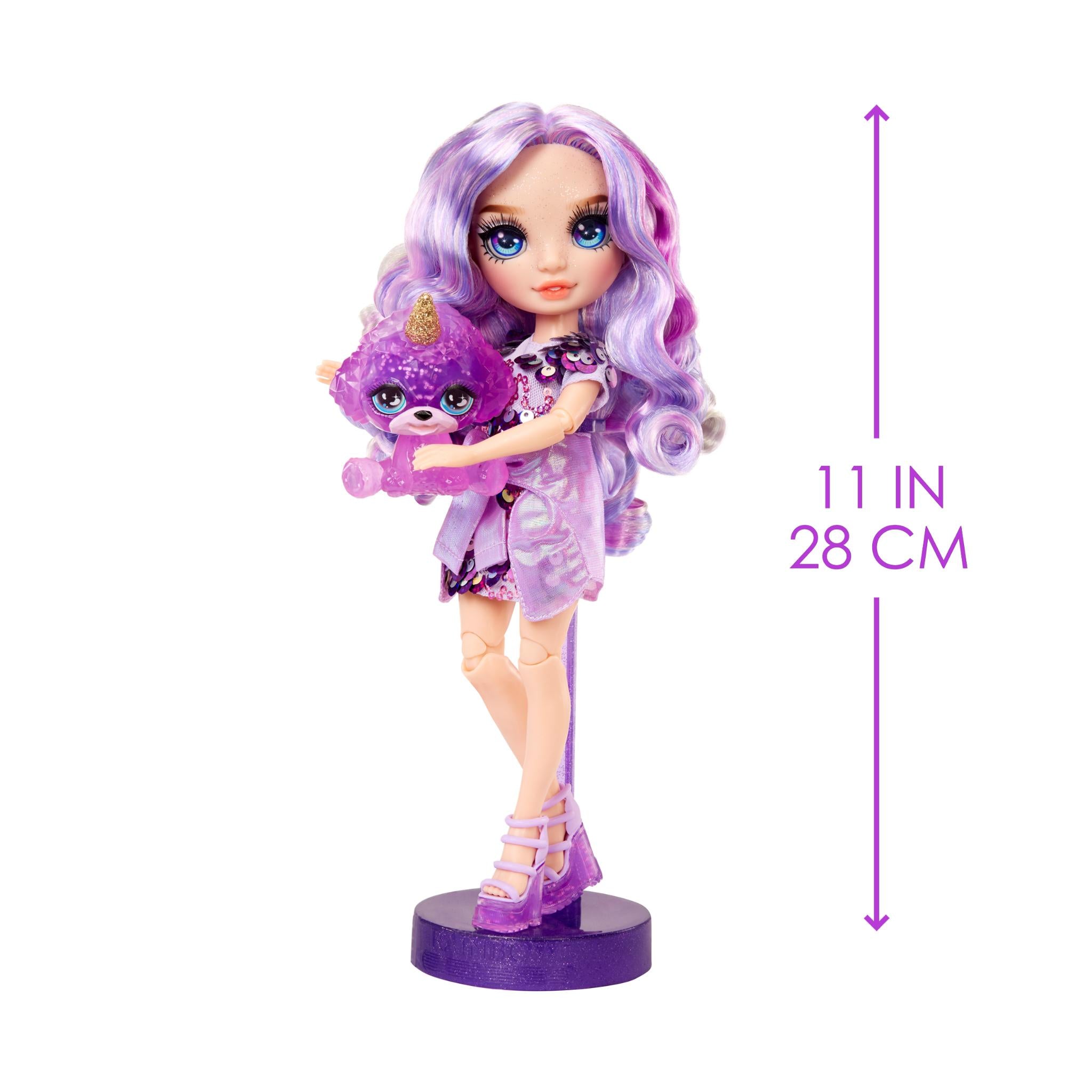 Hot Deal! Rainbow High Rainbow World Classic Fashion Doll - Violet for Young Fashion Lovers