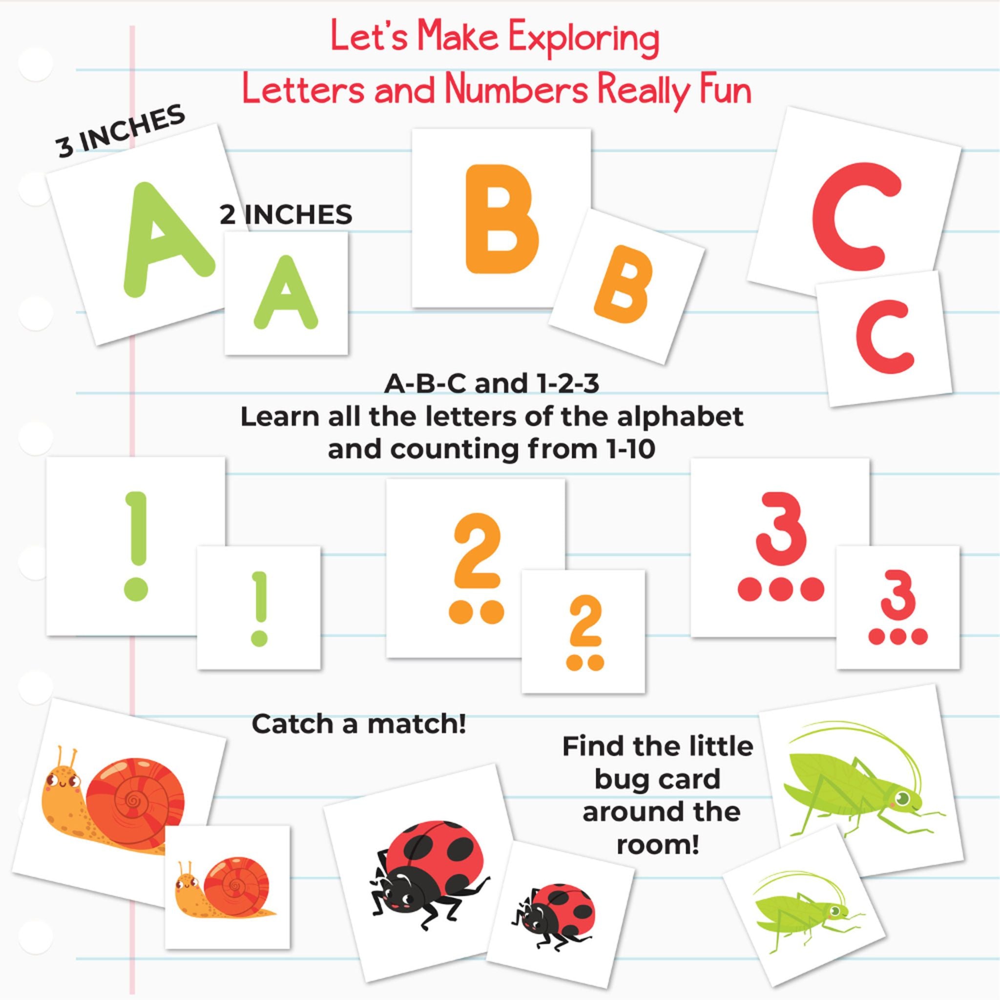 Briarpatch Educational Card Game: Letter, Number, or Bug Matching Fun