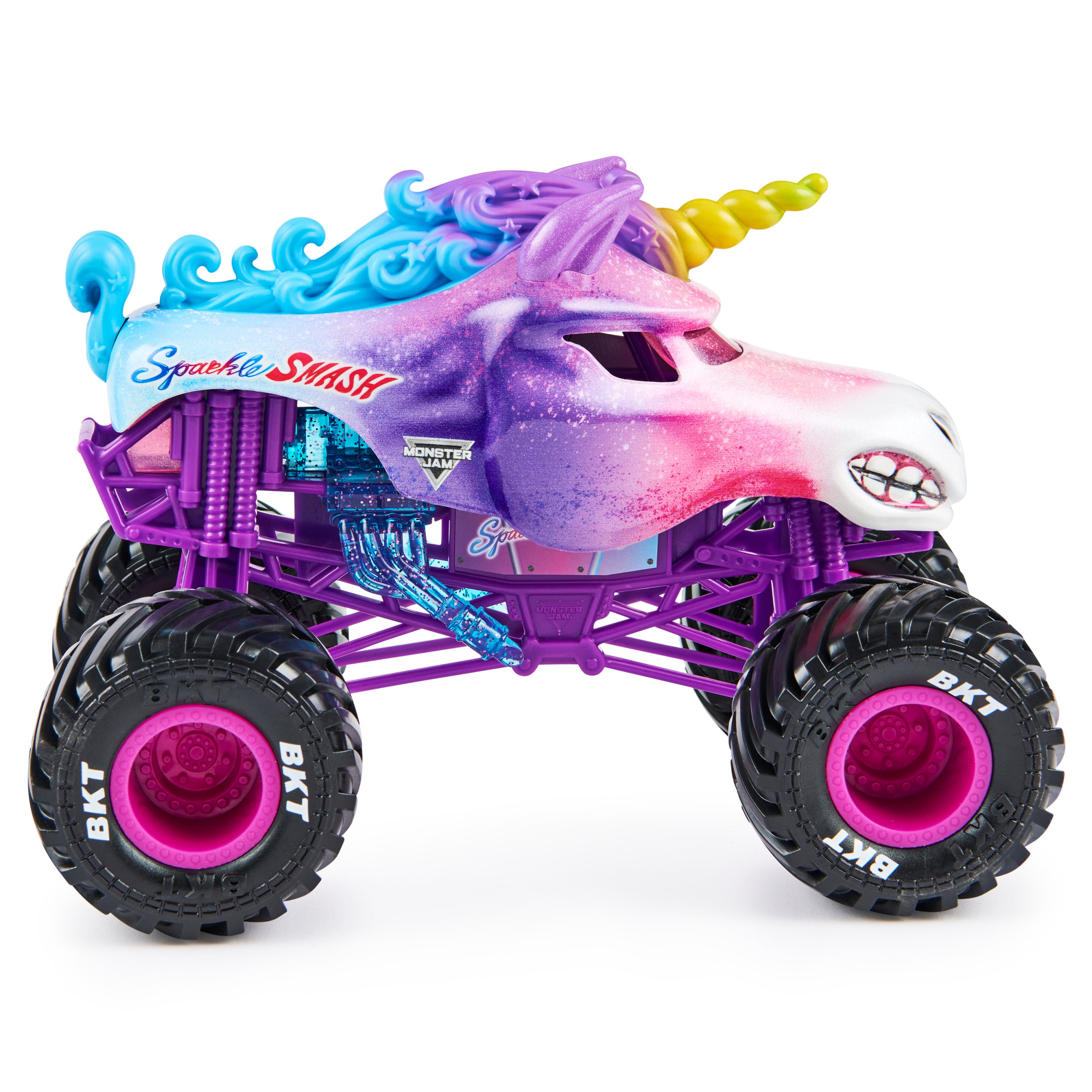 Hot Deal! 1:24 Scale Monster Jam Die - Cast Monster Truck, Dragon Sparkle Smash
