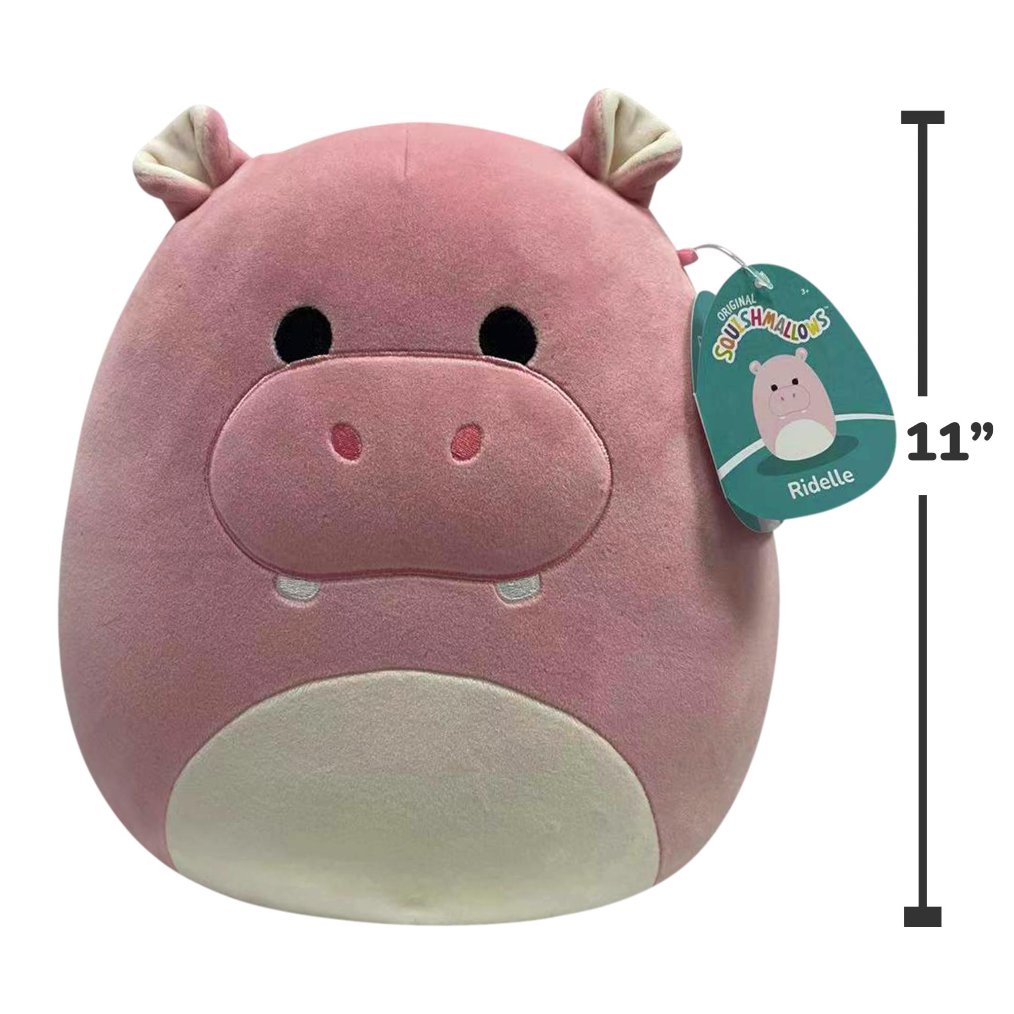 11-Inch Squishmallows Plush: Ridelle The Hippo - Adorable and Huggable!