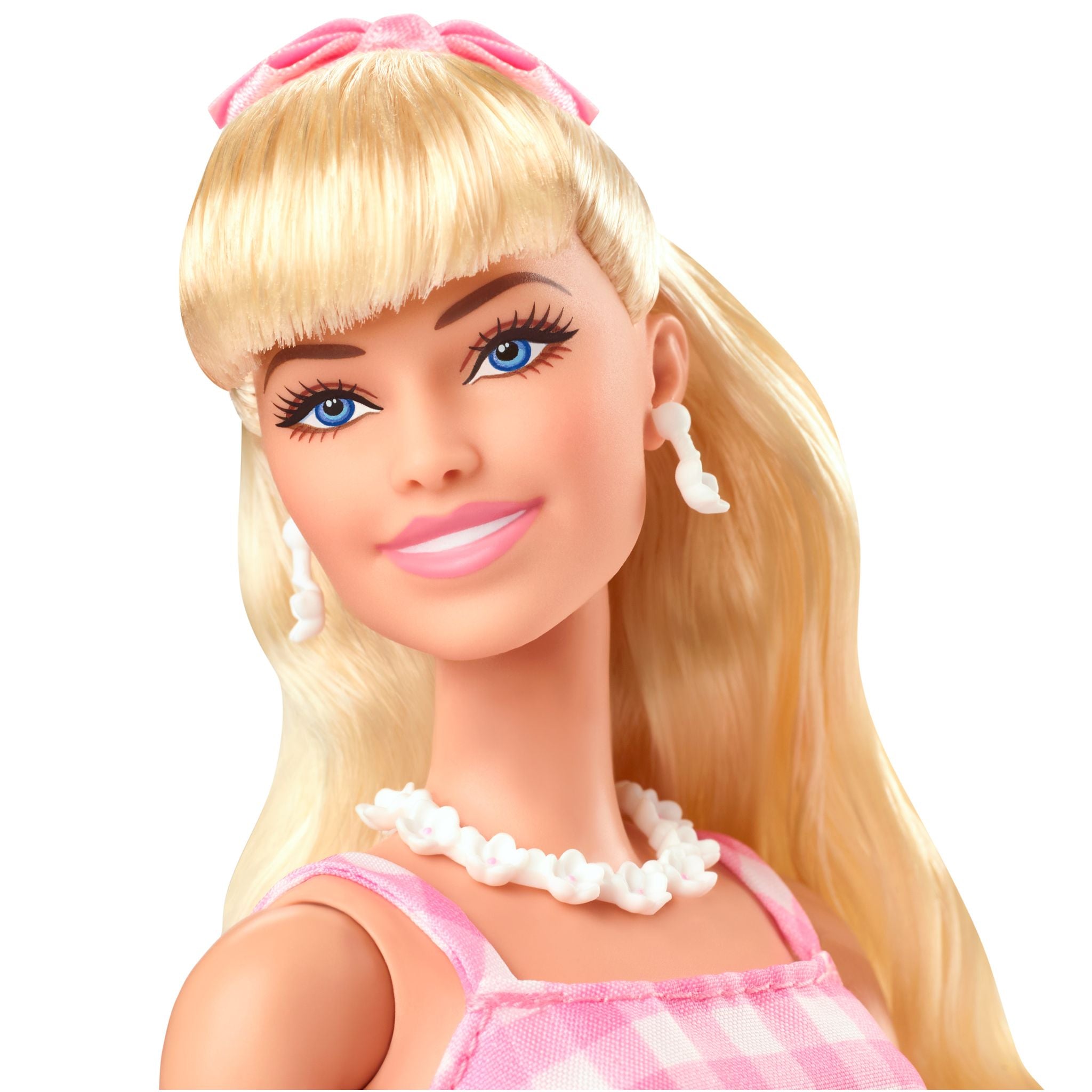 Barbie Doll in Pink Gingham Dress Inspired by Barbie The Movie