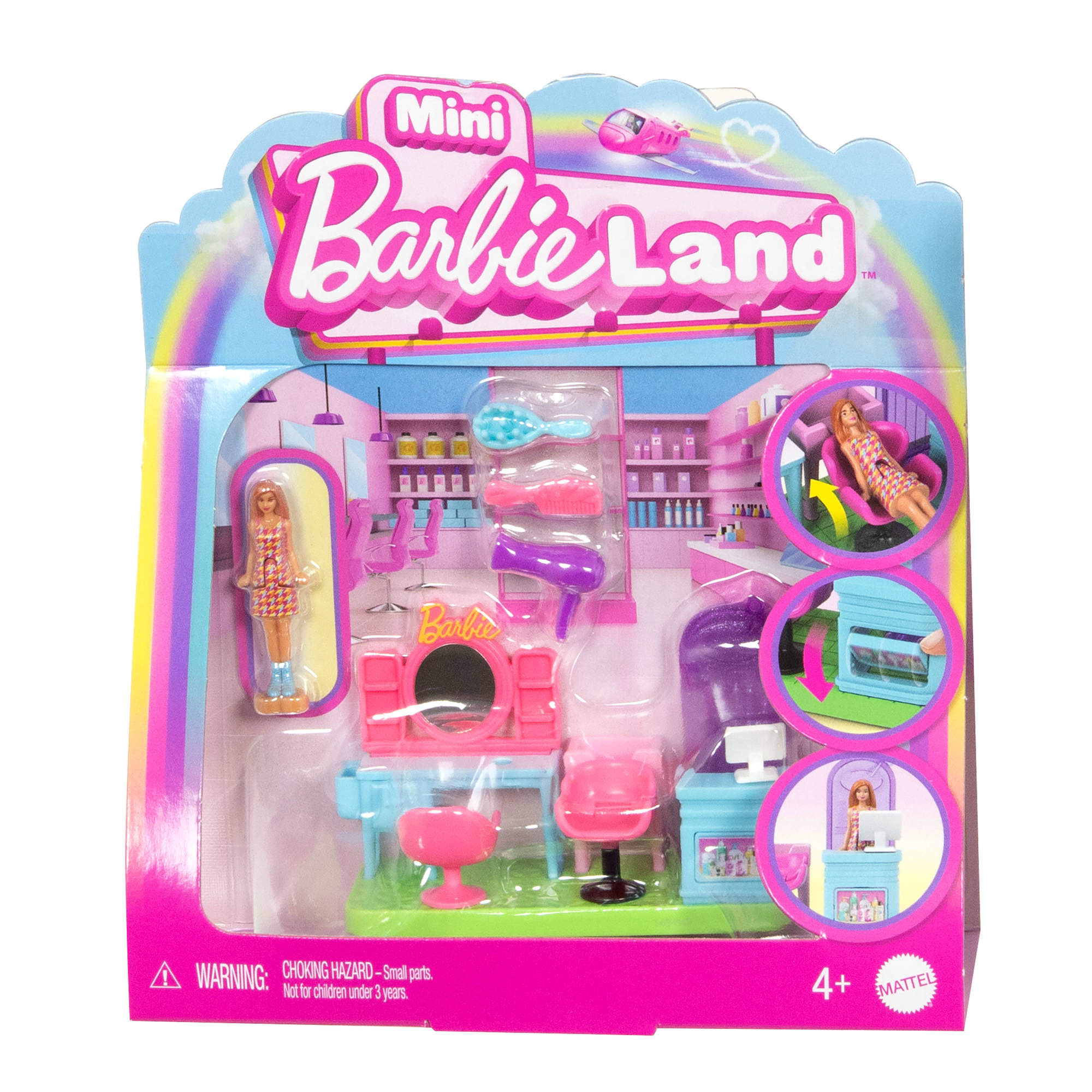 Barbie Mini BarbieLand Hair Salon Playset - Tiny Cuteness, Big Fun