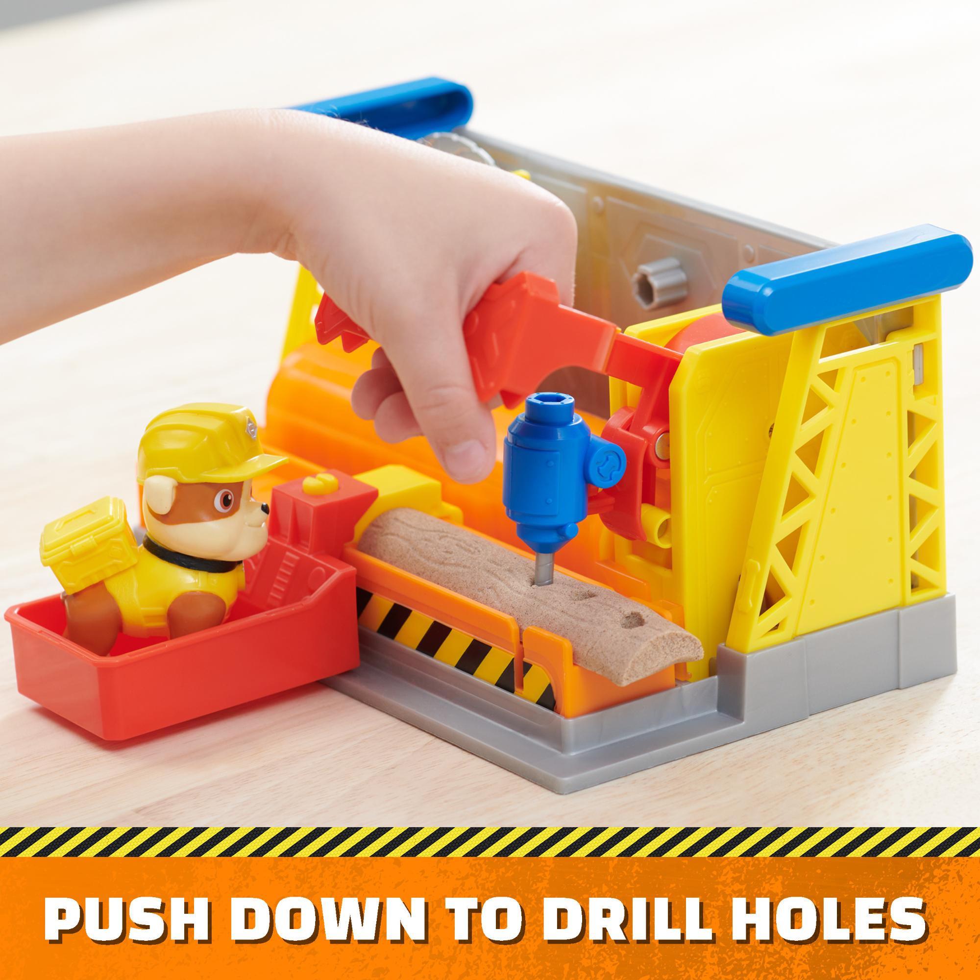 Rubble & Crew Paw Patrol Rubble's Interactive Workshop Playset for Kids