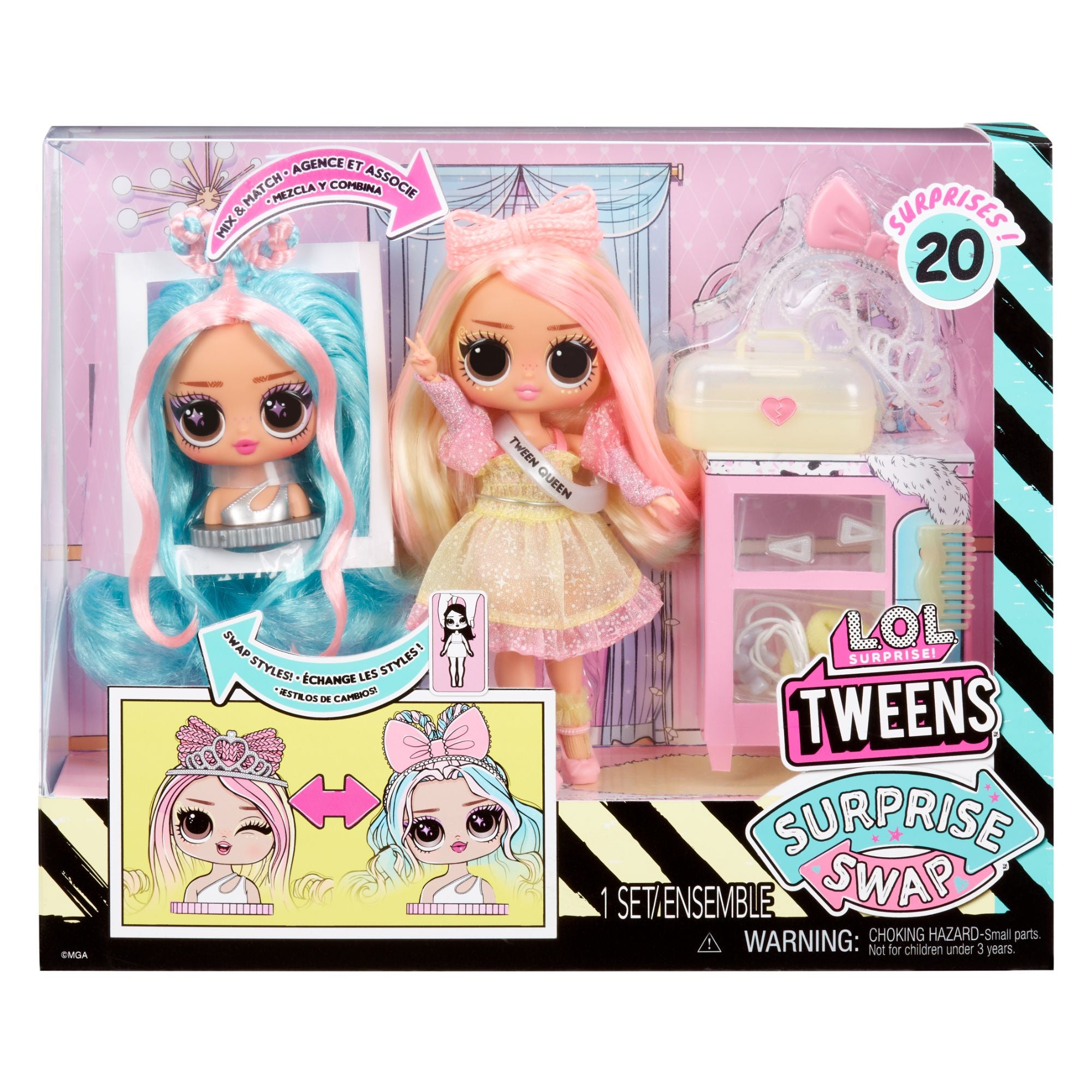 Hot Deal! L.O.L. Surprise Tweens Swap Fashion Doll - Waves Winnie for Ultimate Customization