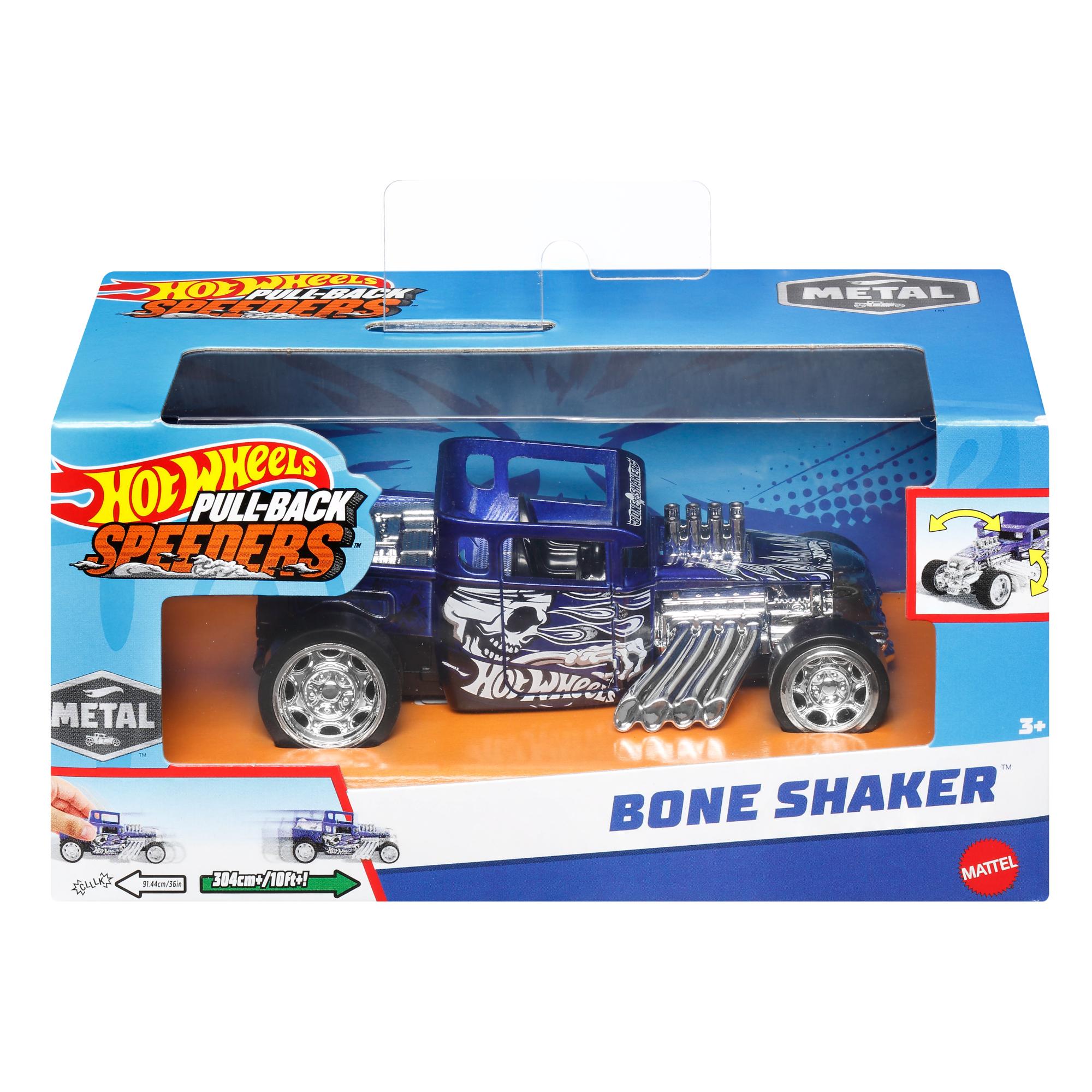 Hot Wheels 1:43 Scale Pull-Back Speeders - Assorted Cool Styles, Great Gift for Collectors and Kids
