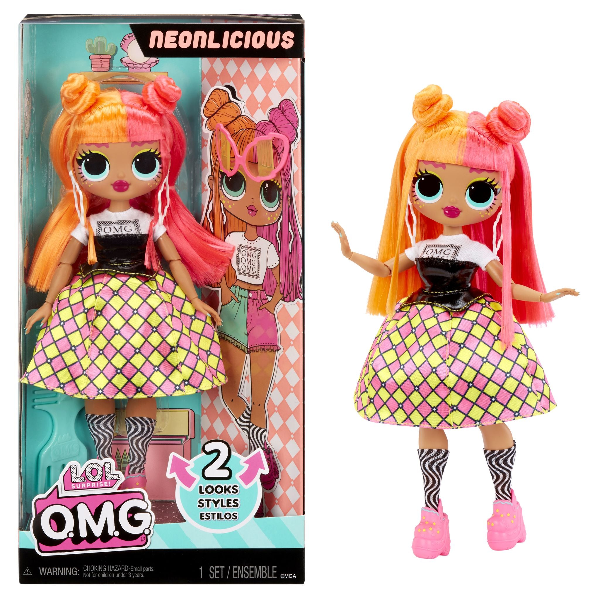 Hot! L.O.L. Surprise O.M.G Doll S4 - Neonlicious Re-release