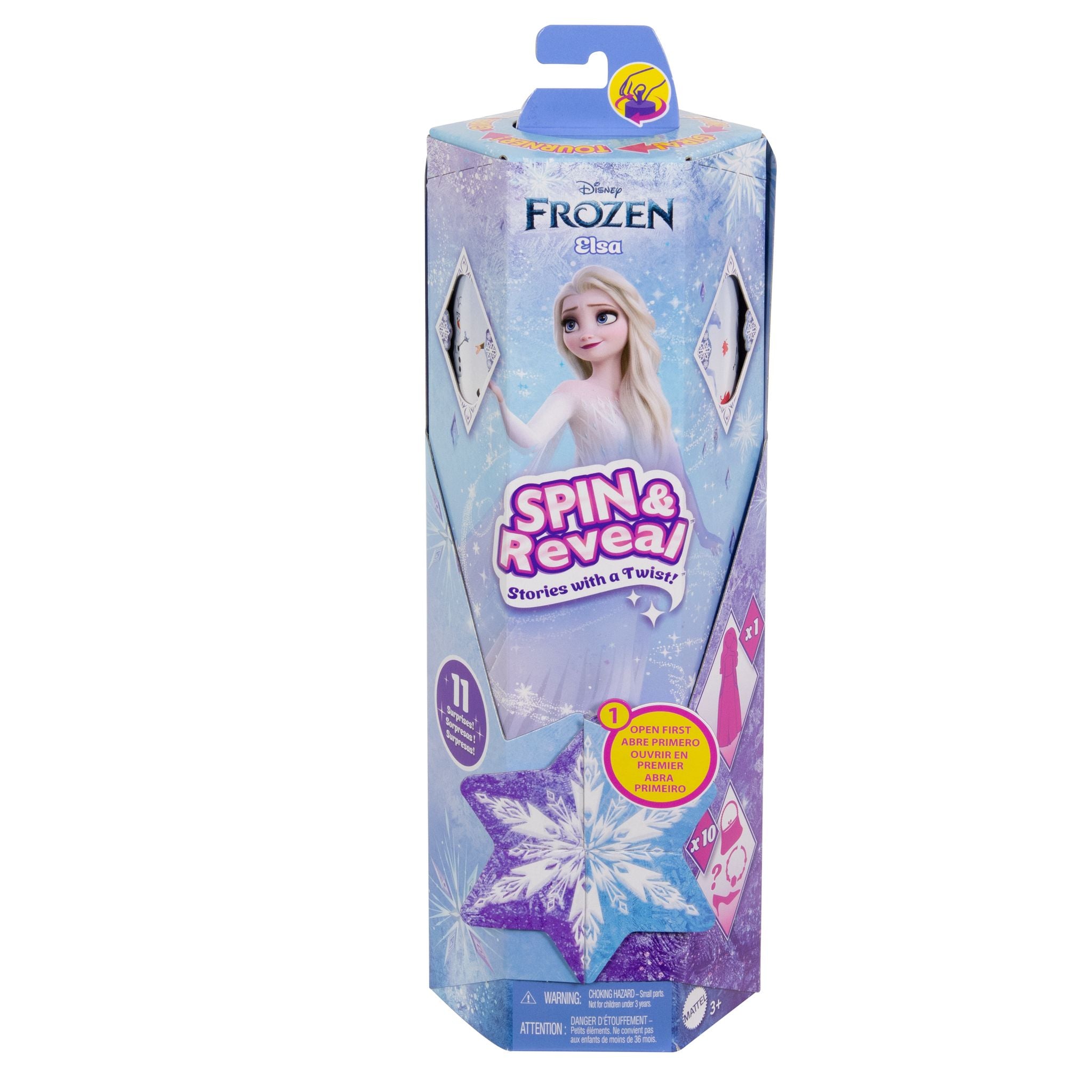 Hot! Disney Frozen Spin & Reveal Elsa Fashion Doll