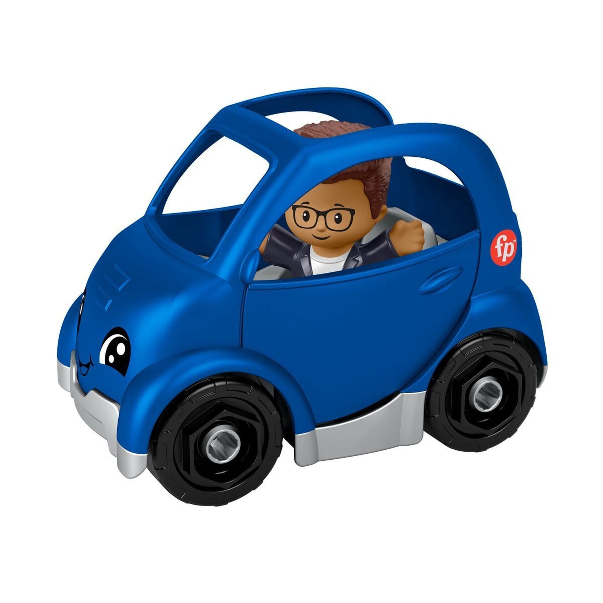 Hot Deal! Fisher-Price Little People Blue Push - Along Transport Cars for Toddlers