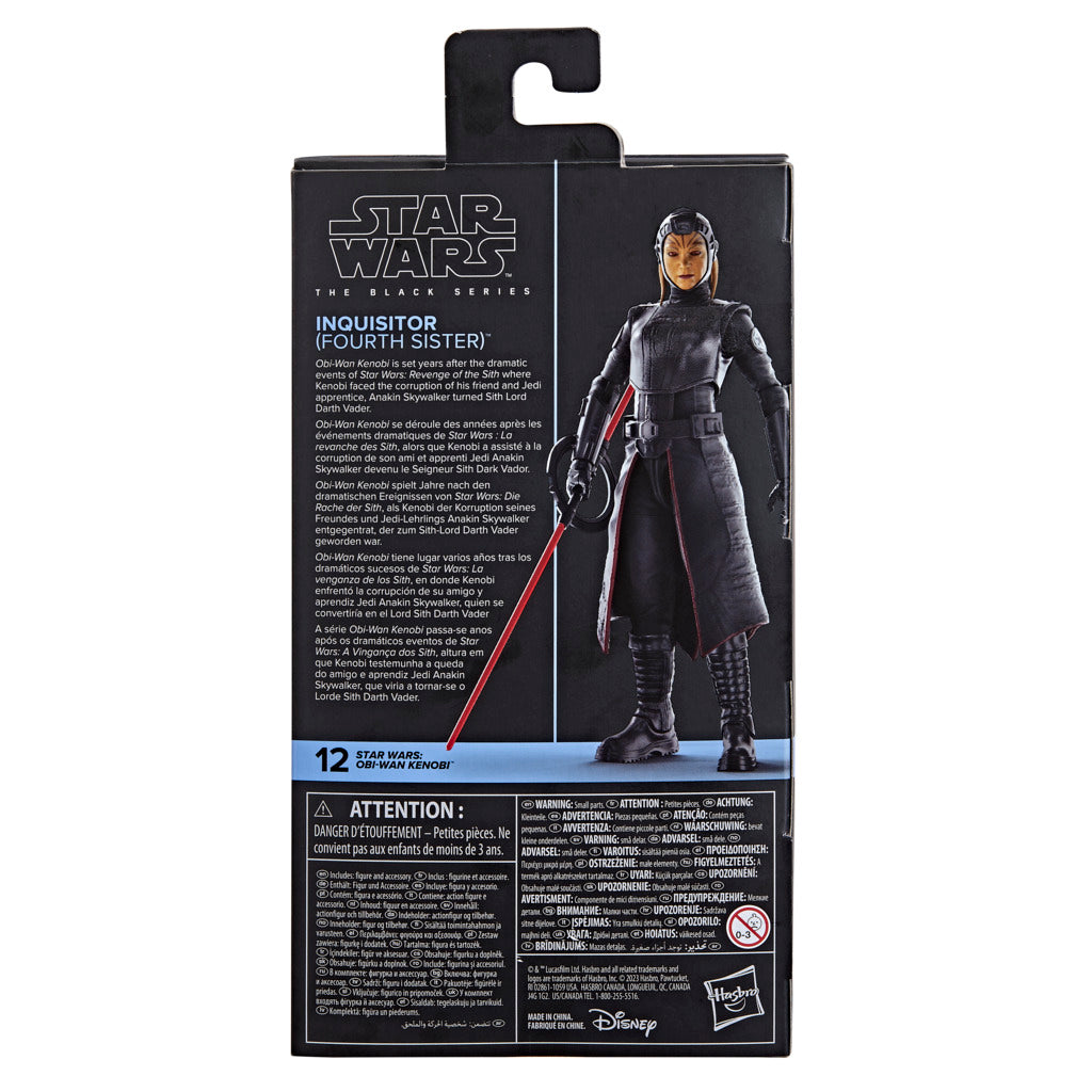 6-Inch Star Wars The Black Series Inquisitor - Fourth Sister Action Figure