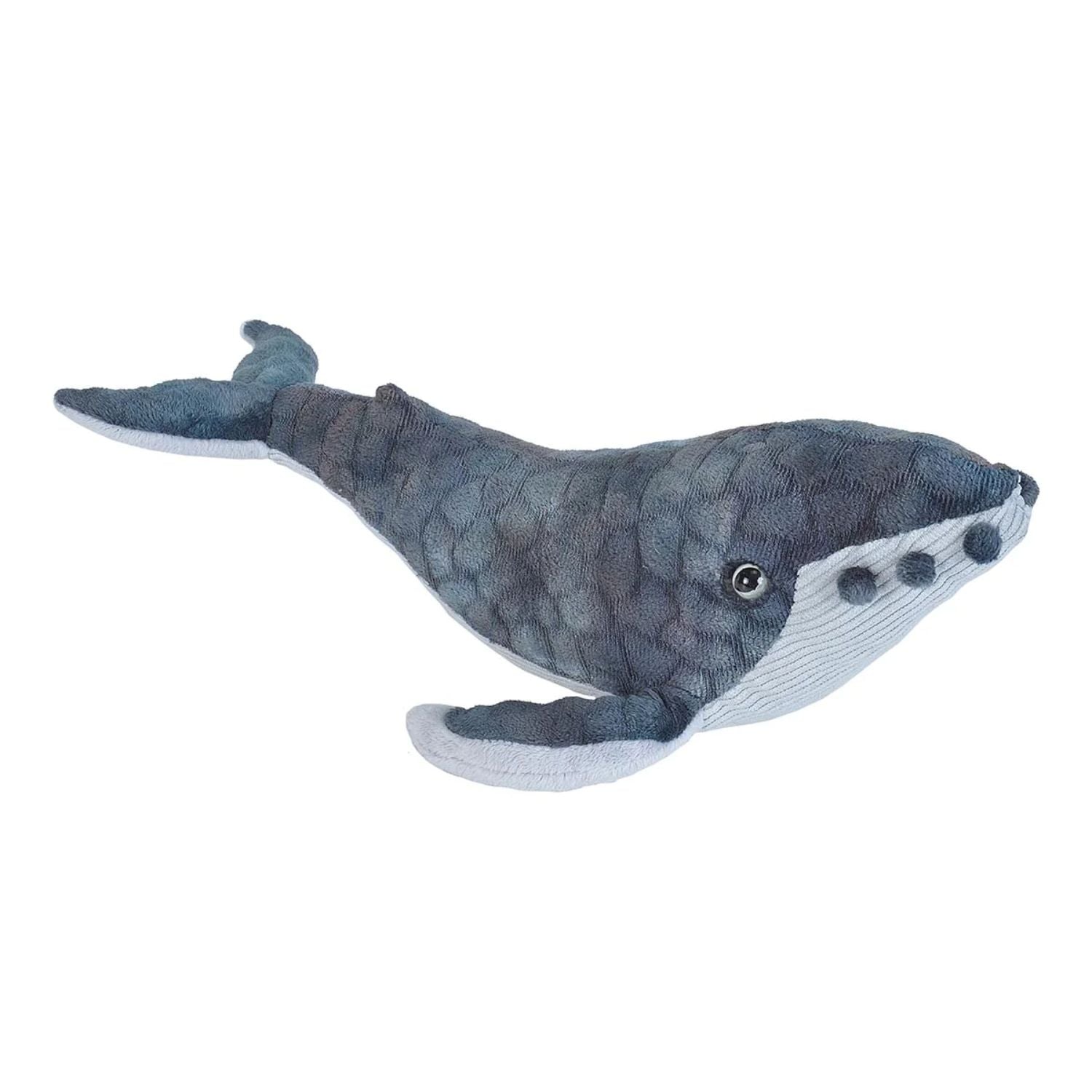 Wild Republic 8-Inch Mini Cuddlekins Lifelike Humpback Whale Plush Toy