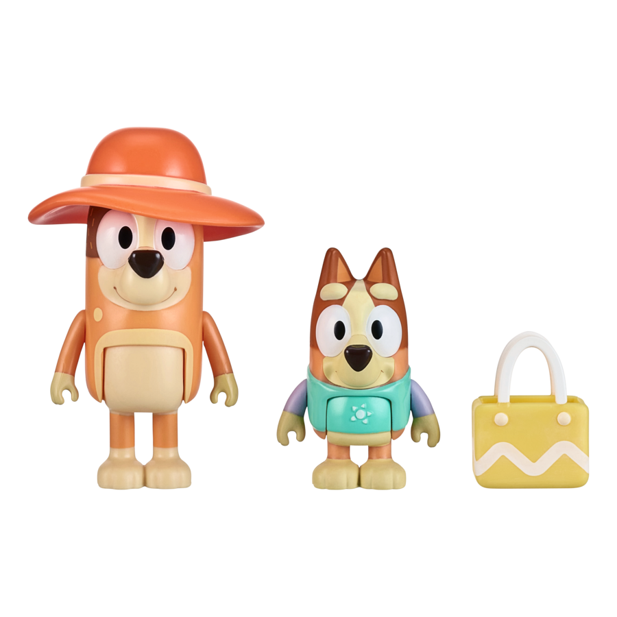 Limited-Time Offer! Bluey Beach Themed 2-Pack S9 Figures - Beach Day Fun