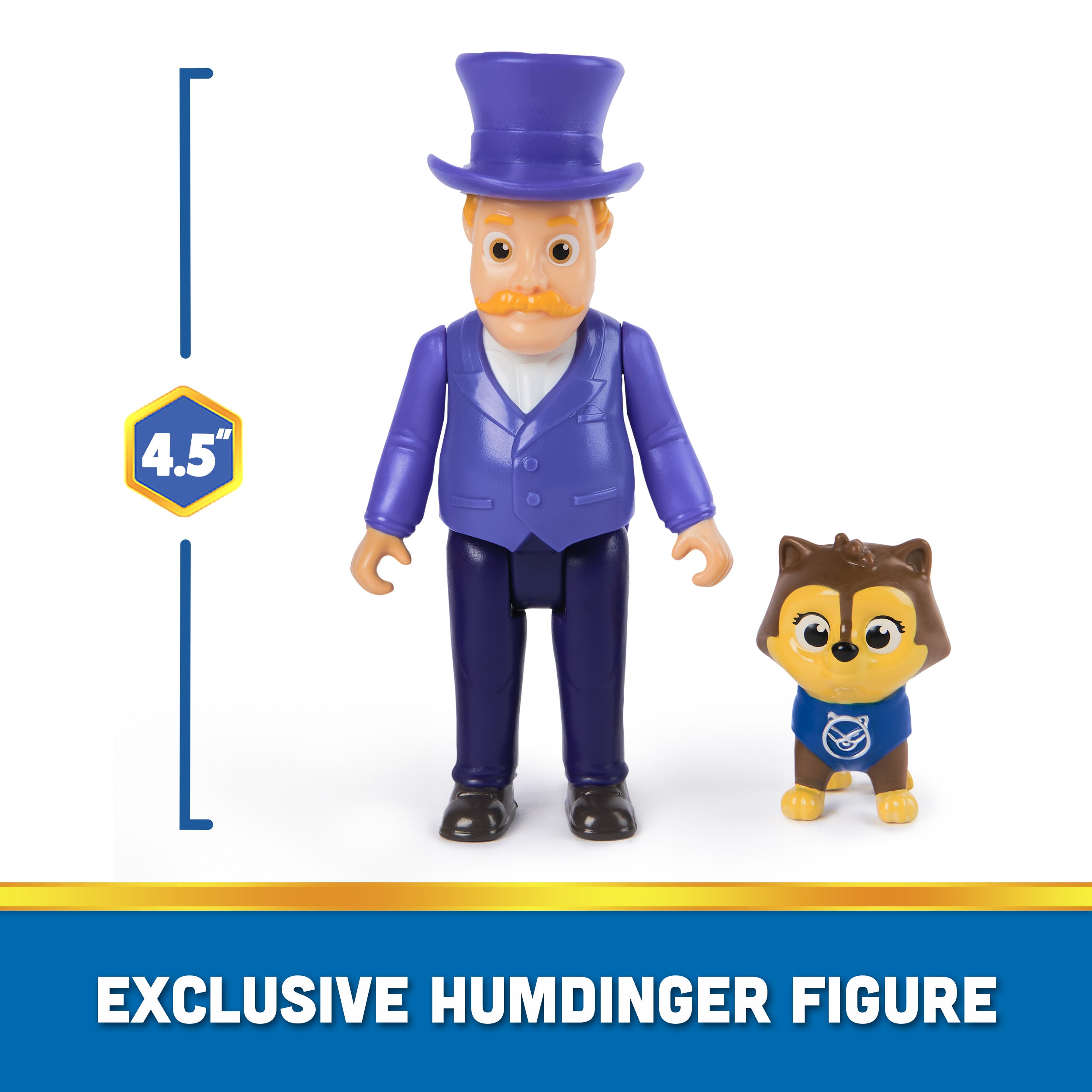 Hot Sale! PAW Patrol Action Figures: Chase, Mayor Humdinger & Cat Chase for Kids' Imaginative Play