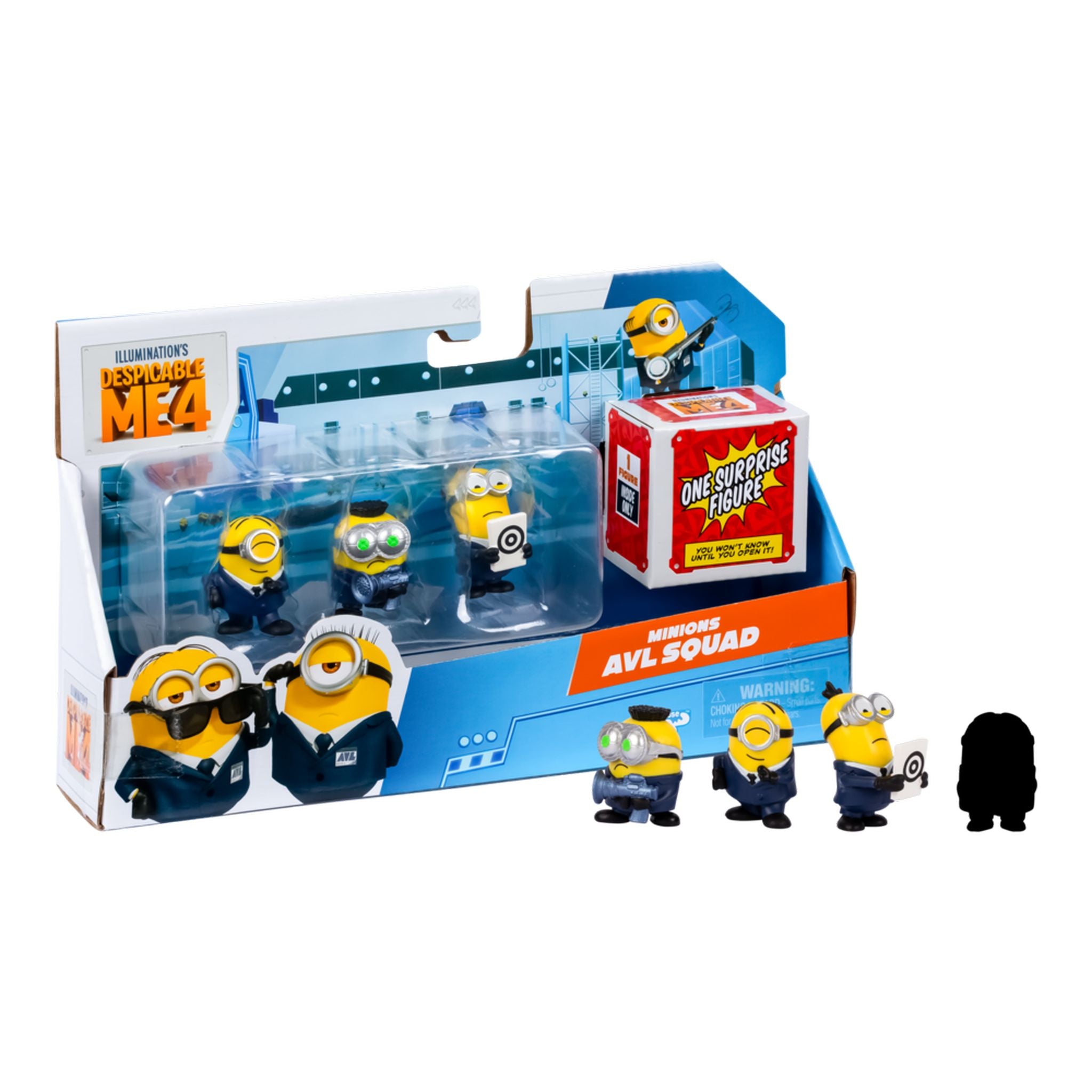Hot! Despicable Me 4 Minions AVL Squad Figure Pack