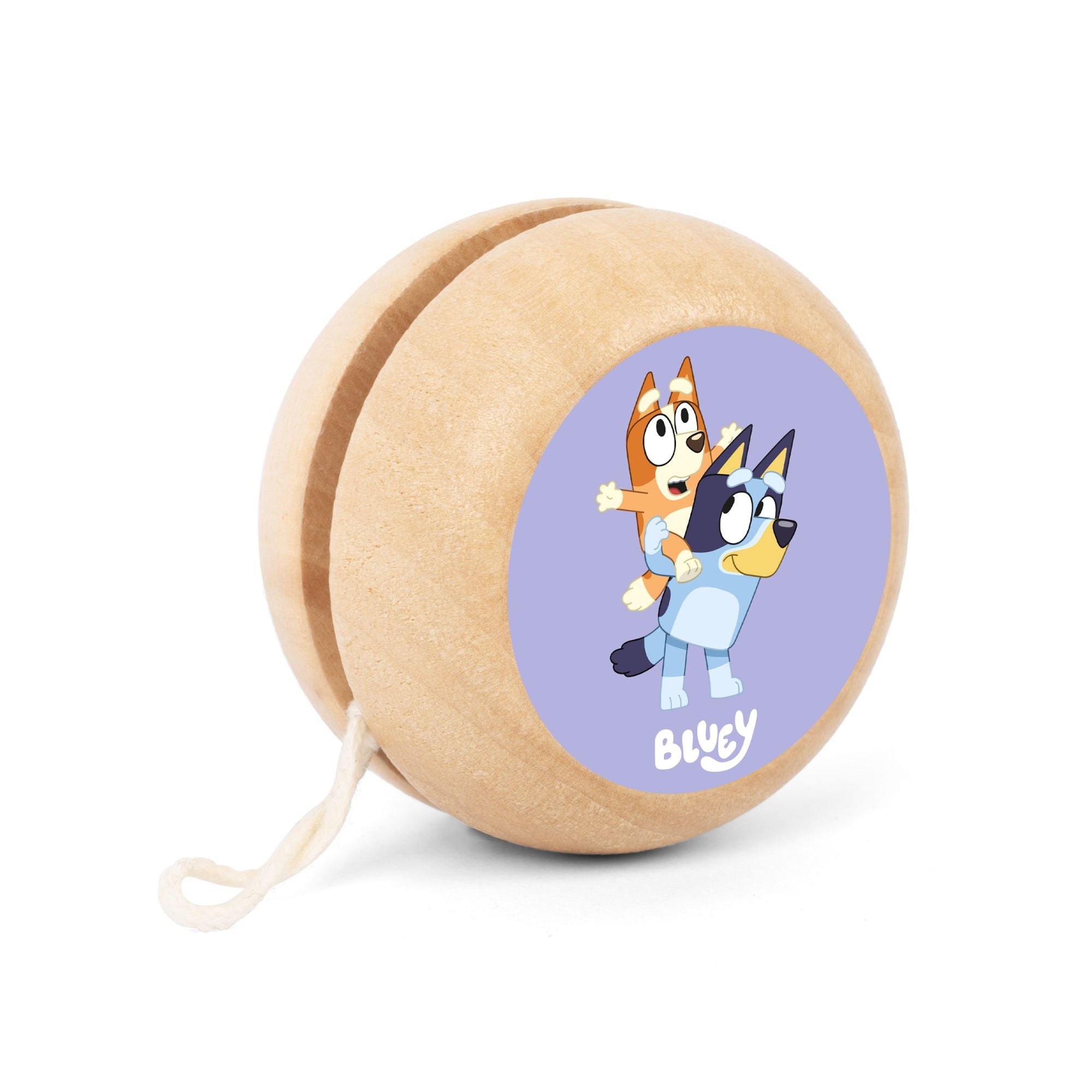 Hot Sale! Assorted Styles of Bluey Themed Wooden Yoyos - Ideal Gift for Kids