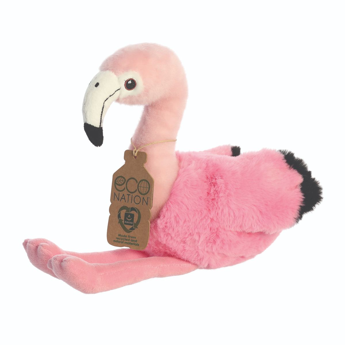 Aurora Eco Nation Flamingo Plush - Sustainable & Soft!