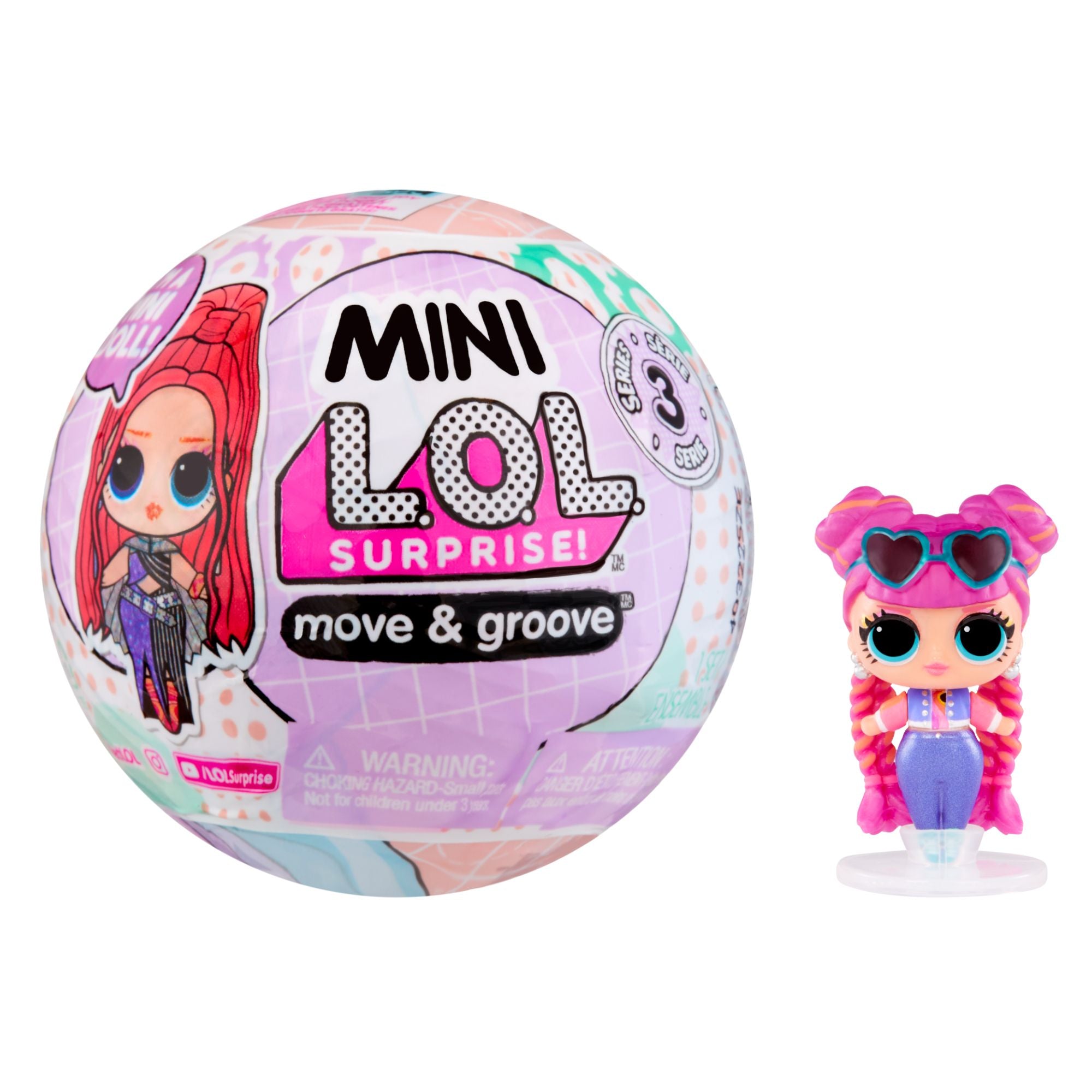 Mini L.O.L. Surprise S3 Move & Groove Blind Ball - Collectible Fun