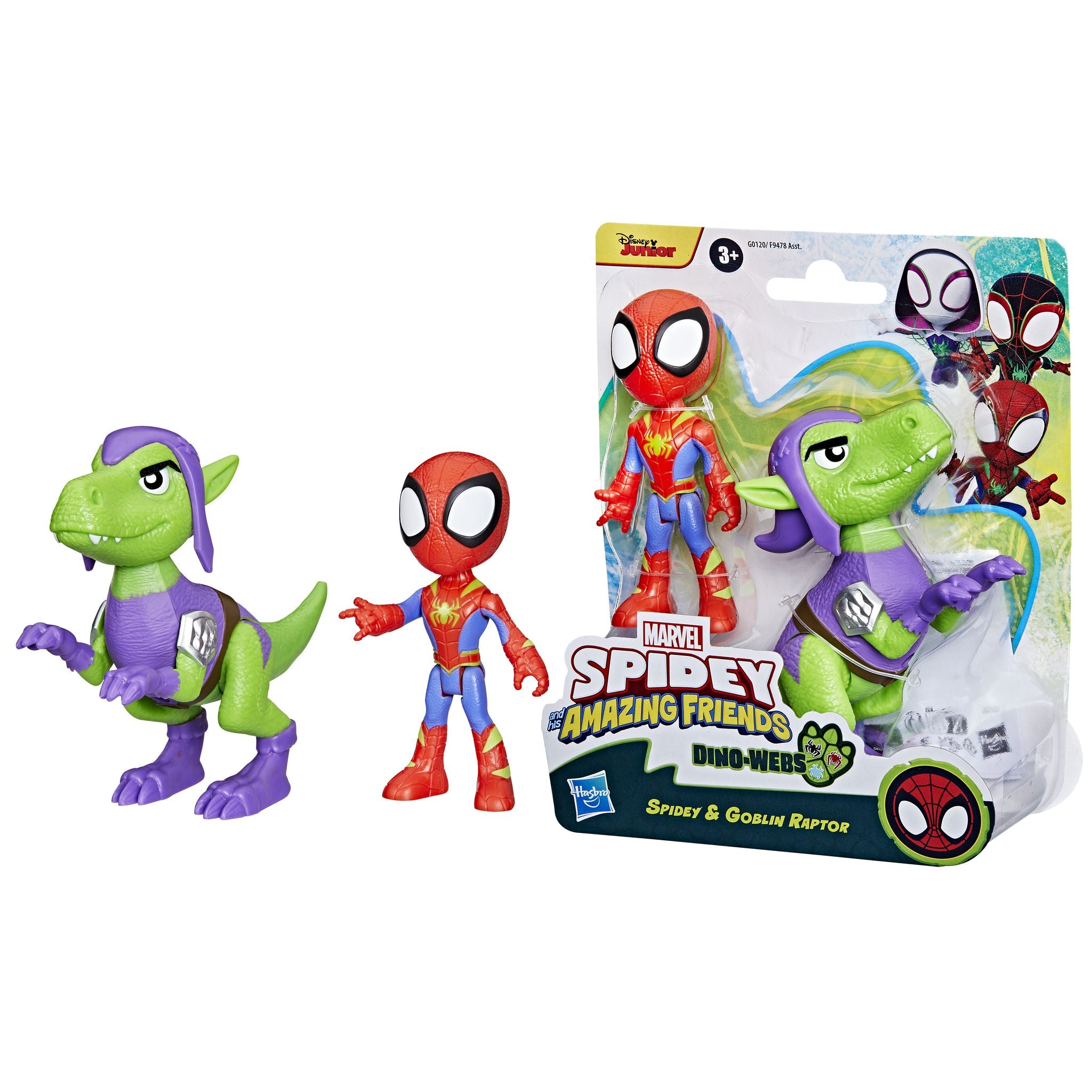 Hot! Spidey And Friends Dino-Webs Toy Set