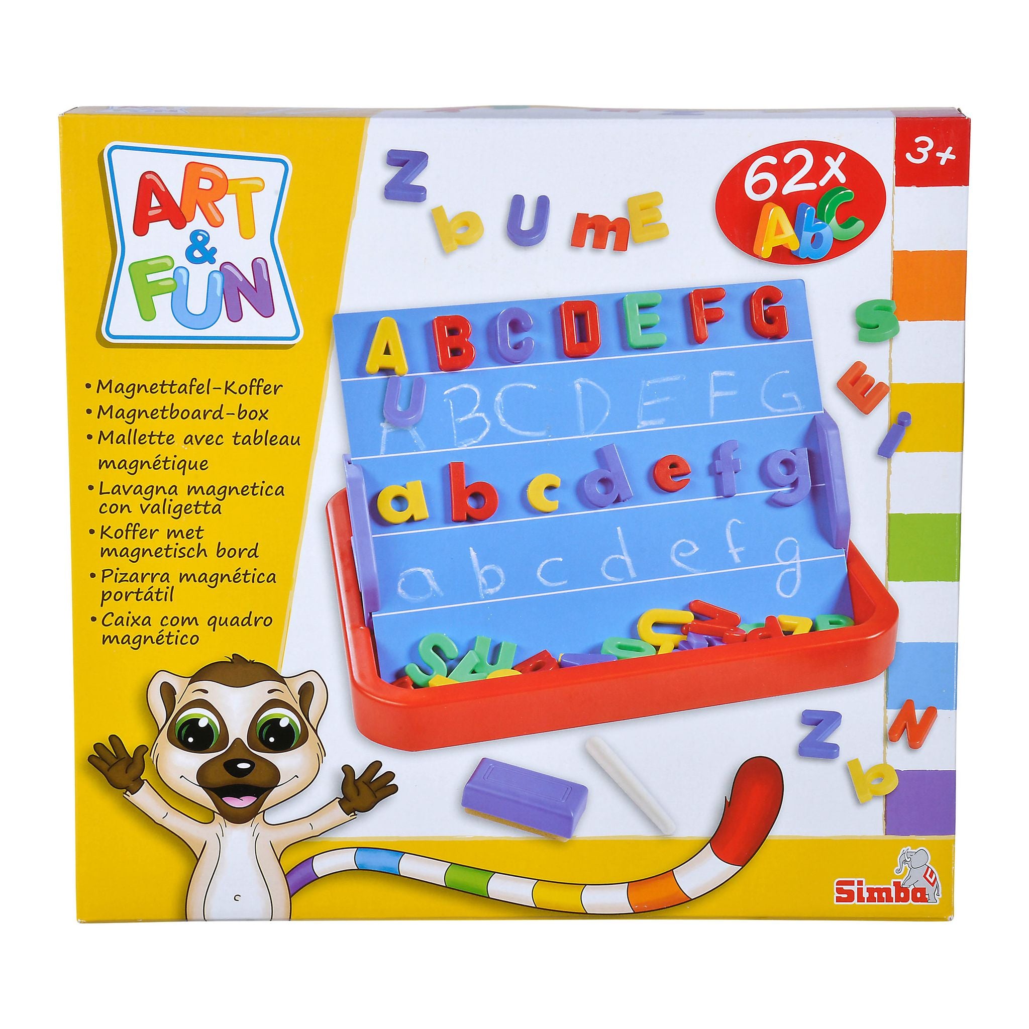 Fun-Packed Art Magnetic Board with Carrying Case
