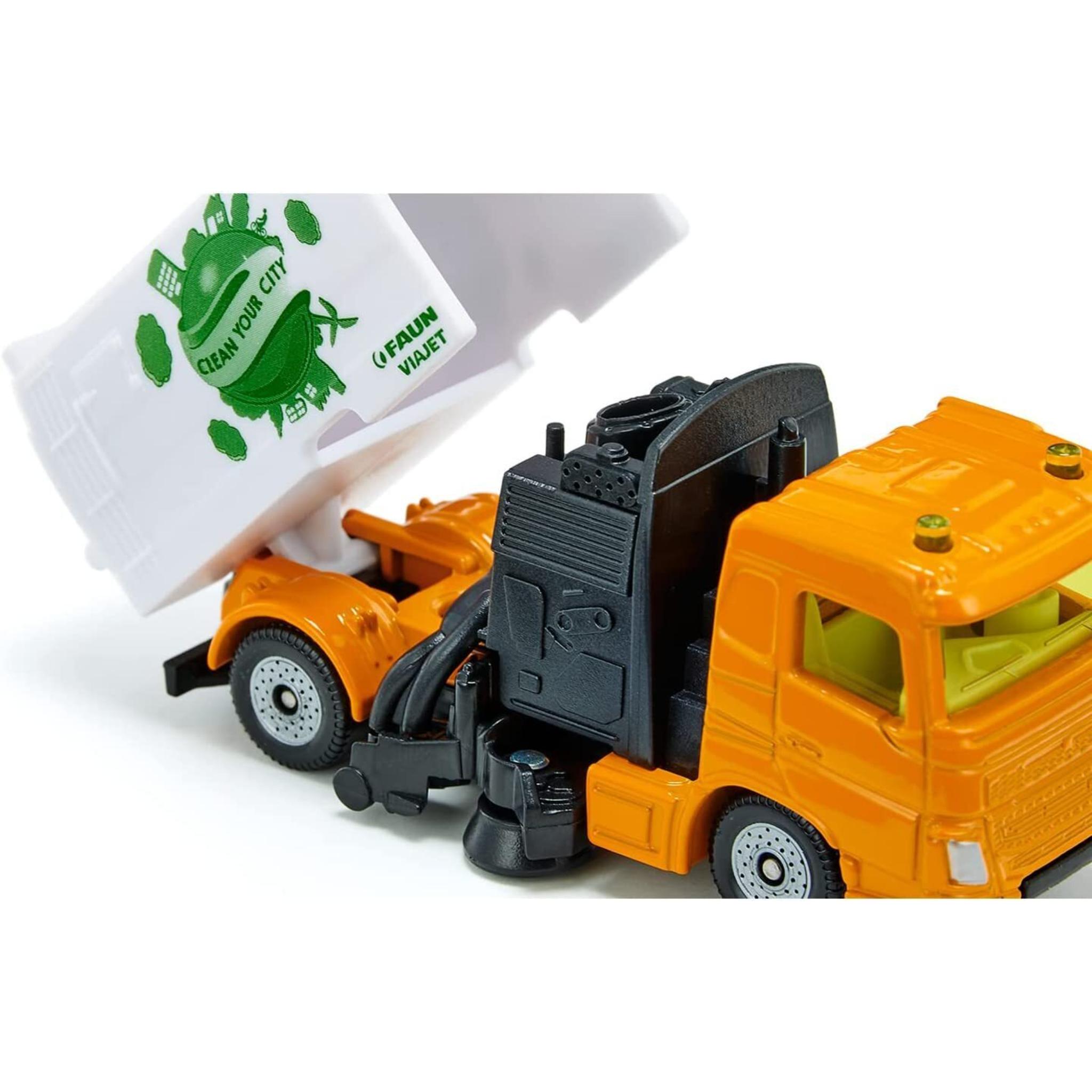 Hot Sale! Siku 1104 Street Sweeper Truck Ideal for Keeping Town Clean