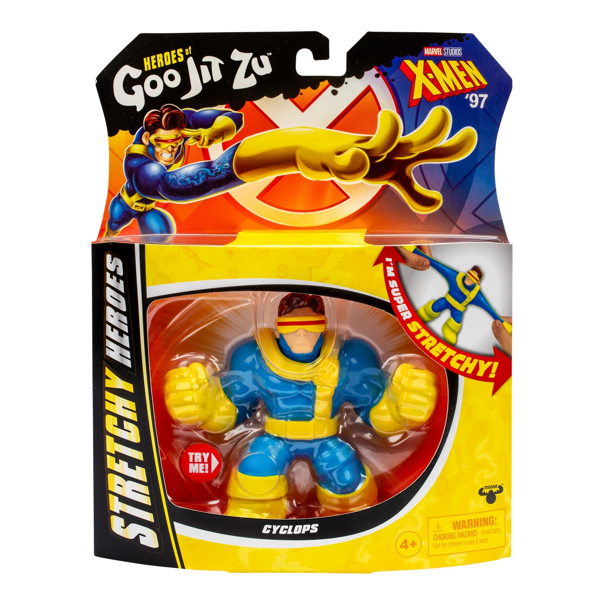 X-Men Cyclops - Super Squishy Heroes Of Goo Jit Zu 97 W1 Hero Pack