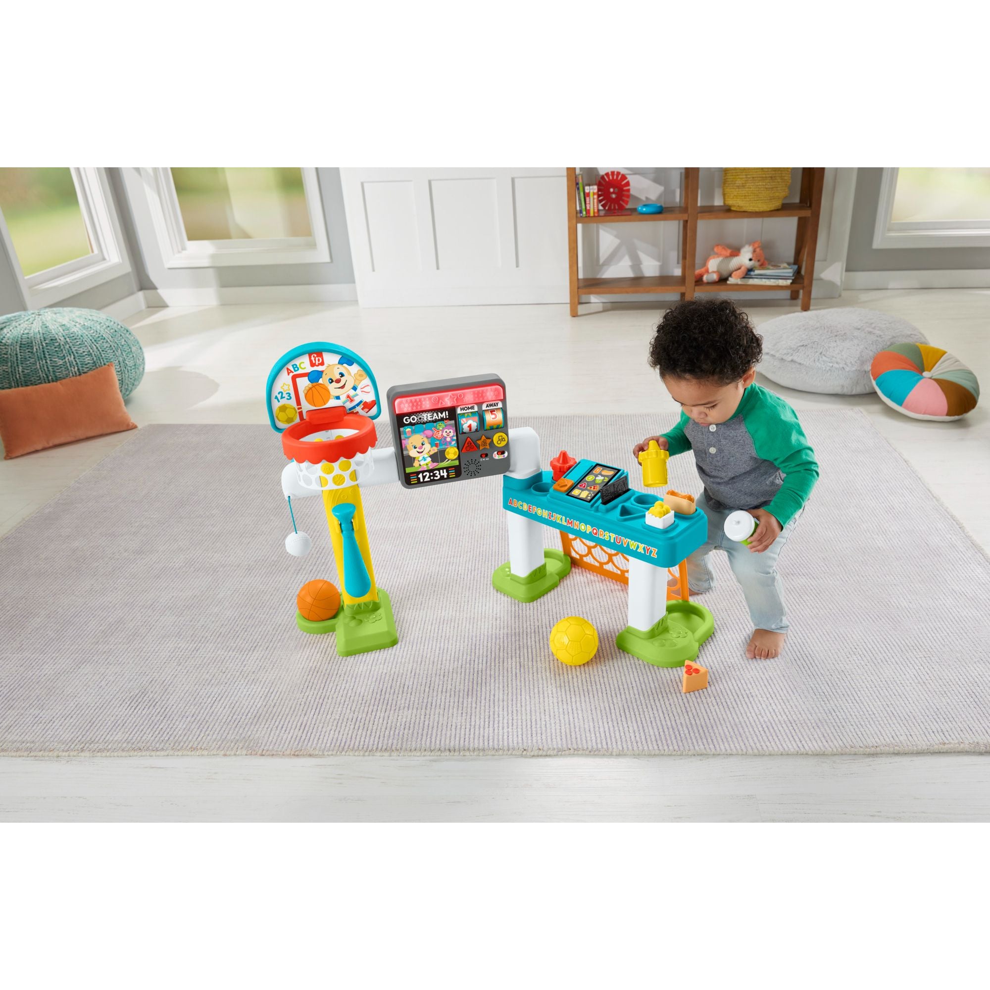 Hot Deal! Fisher-Price All-In-One Laugh & Learn Sports Arena Interactive Play Set