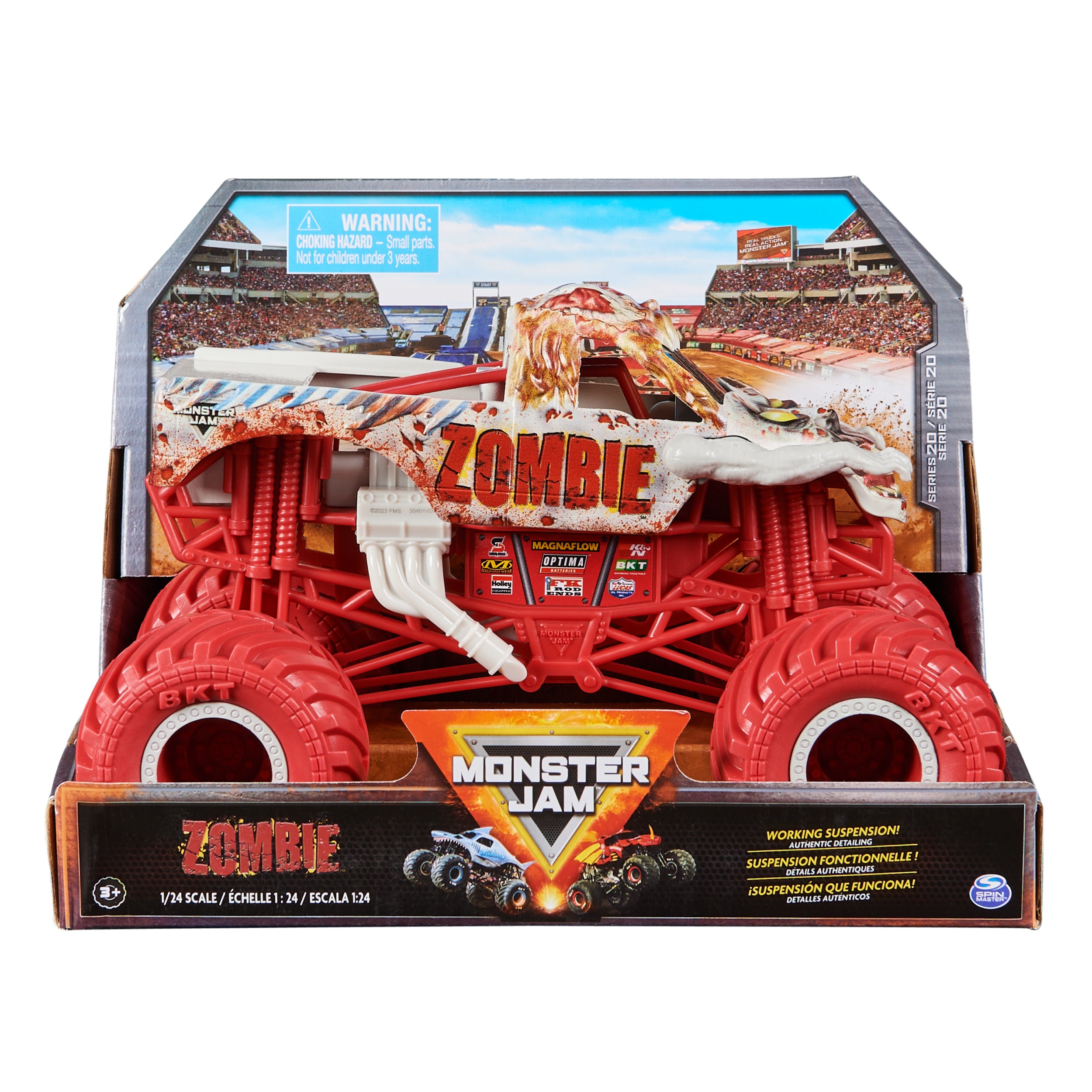 Hot Deal: Monster Jam 1:24 Scale Zombie Monster Truck - Series 20