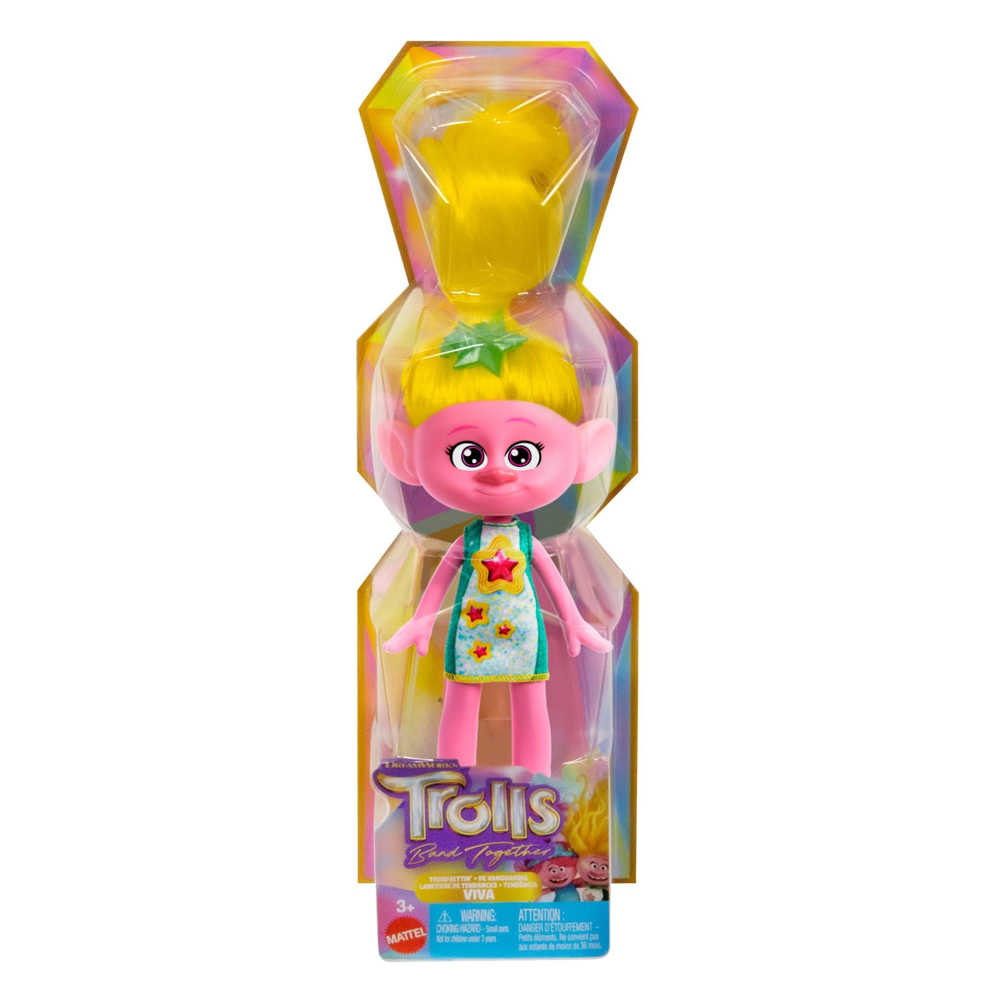 Hot! DreamWorks Trolls 3 Band Together Trendsettin' Viva Fashion Doll