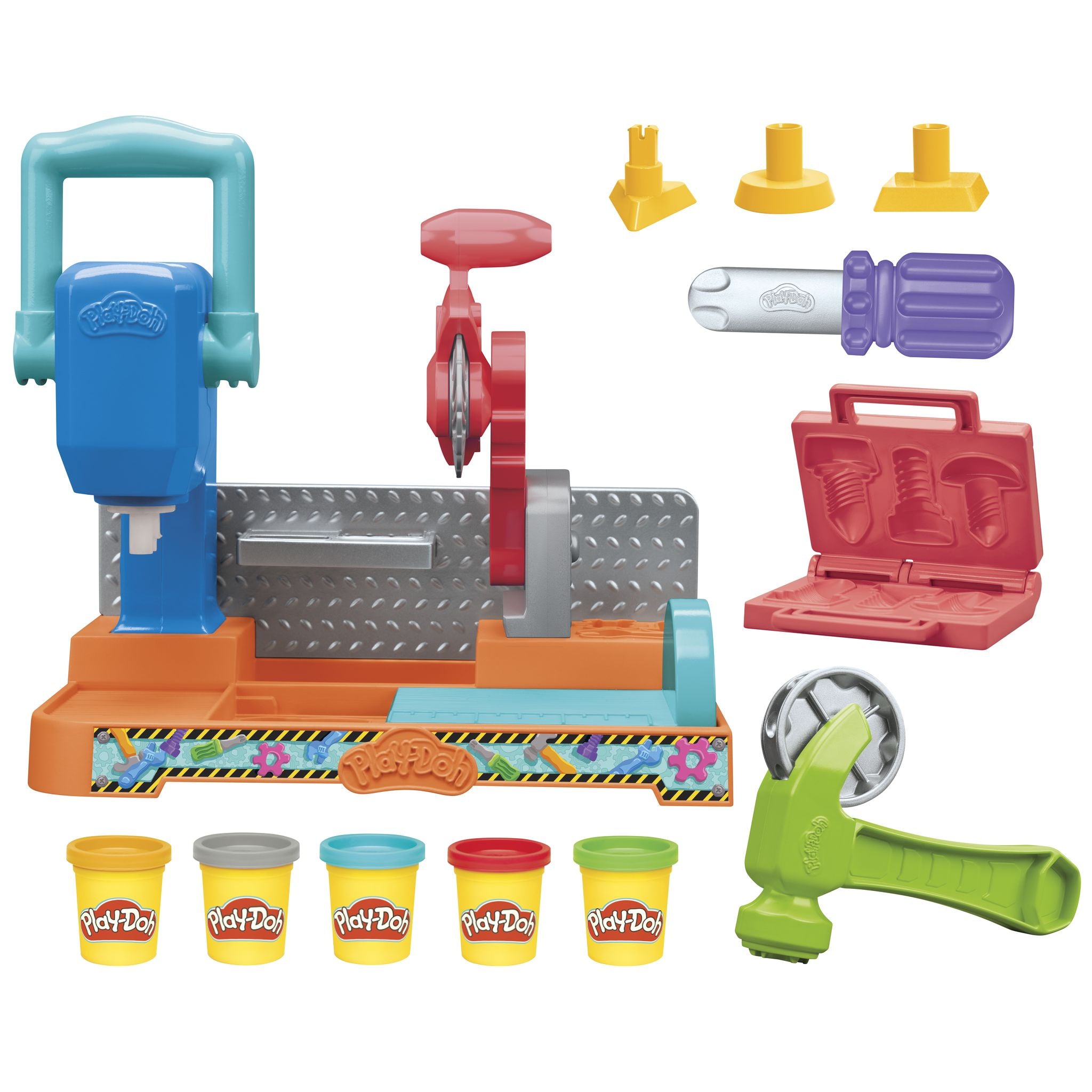 Hot Deal! Play-Doh Tool Bench with Stamp & Saw