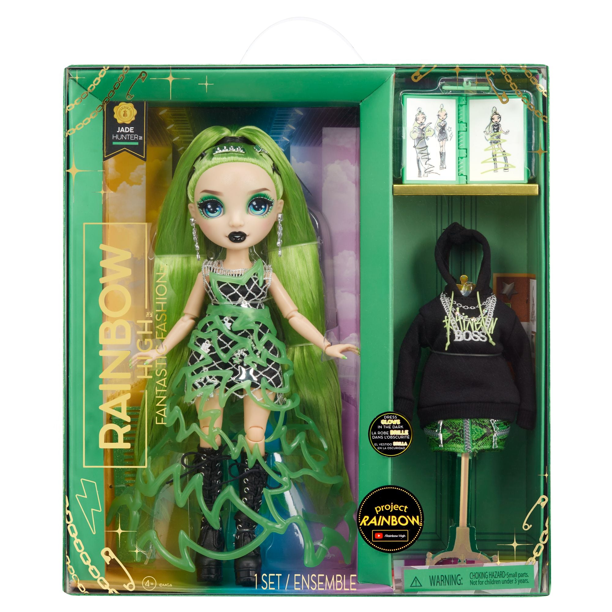 Rainbow High Fantastic Fashion Doll - Jade: Must - Have Toy!