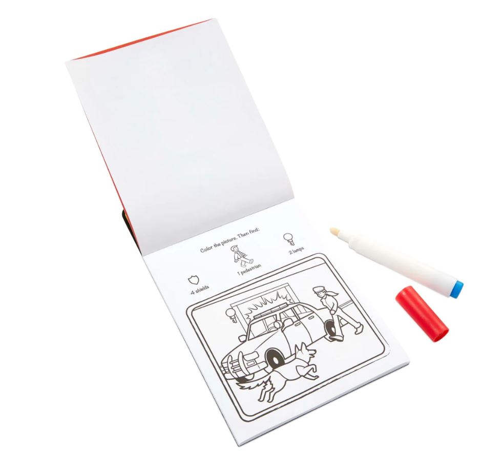 Melissa & Doug - On - the - Go Colorblast Vehicles Activity Book for Ages 3+