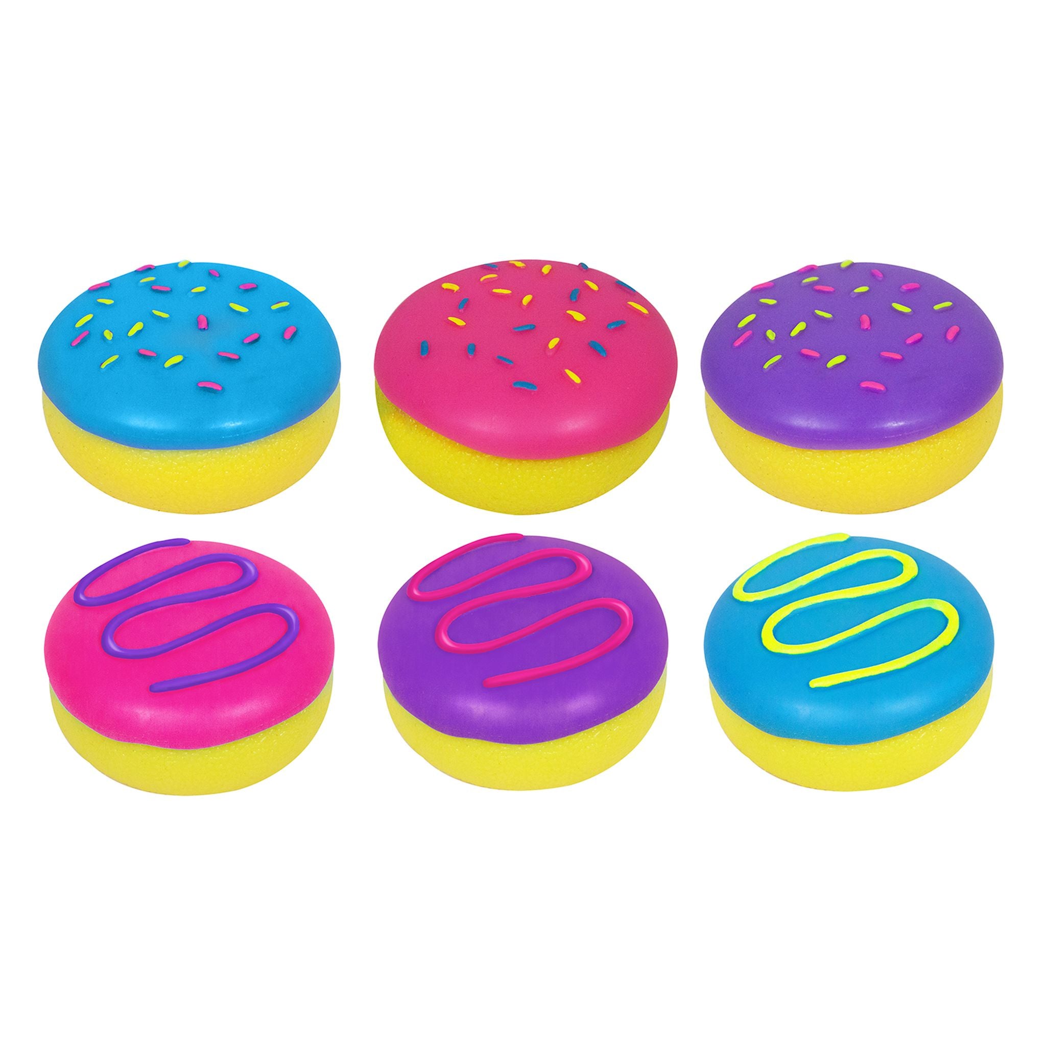 Schylling Assorted Styles NeeDoh Super Soft Jelly Doughnut Stress Reliever