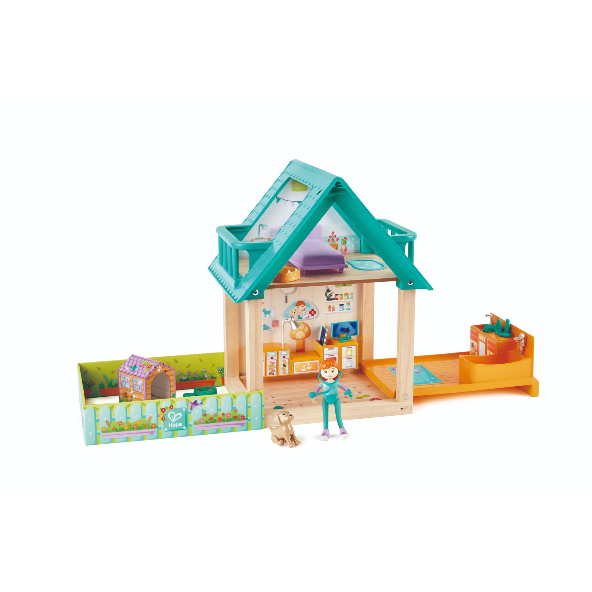 Hape Kids' Adventure Furry Friend Vet Set - Perfect Gift for Young Pet Lovers