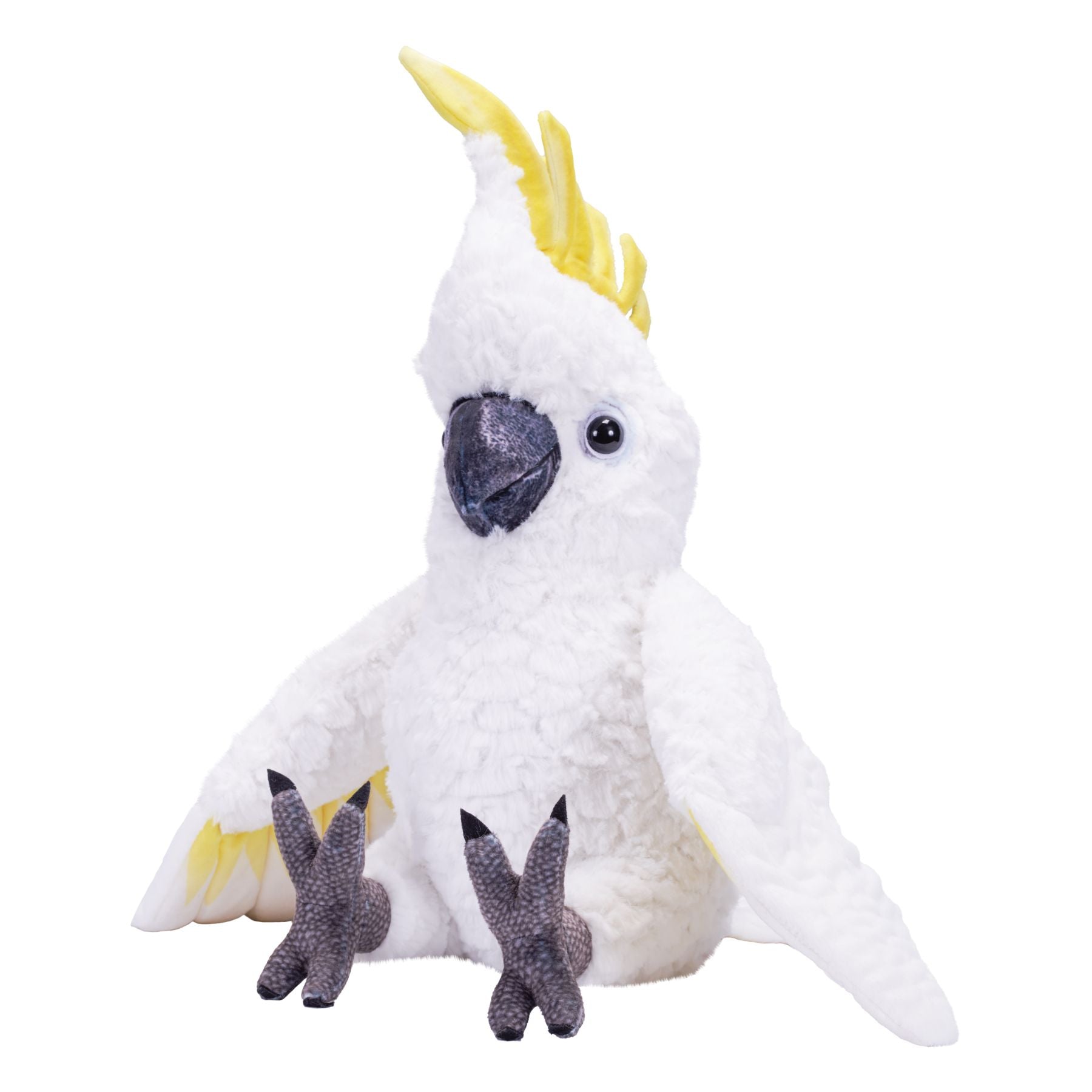 Wild Republic 15-Inch Super Realistic Sulphur Crested Cockatoo Plush by Artist