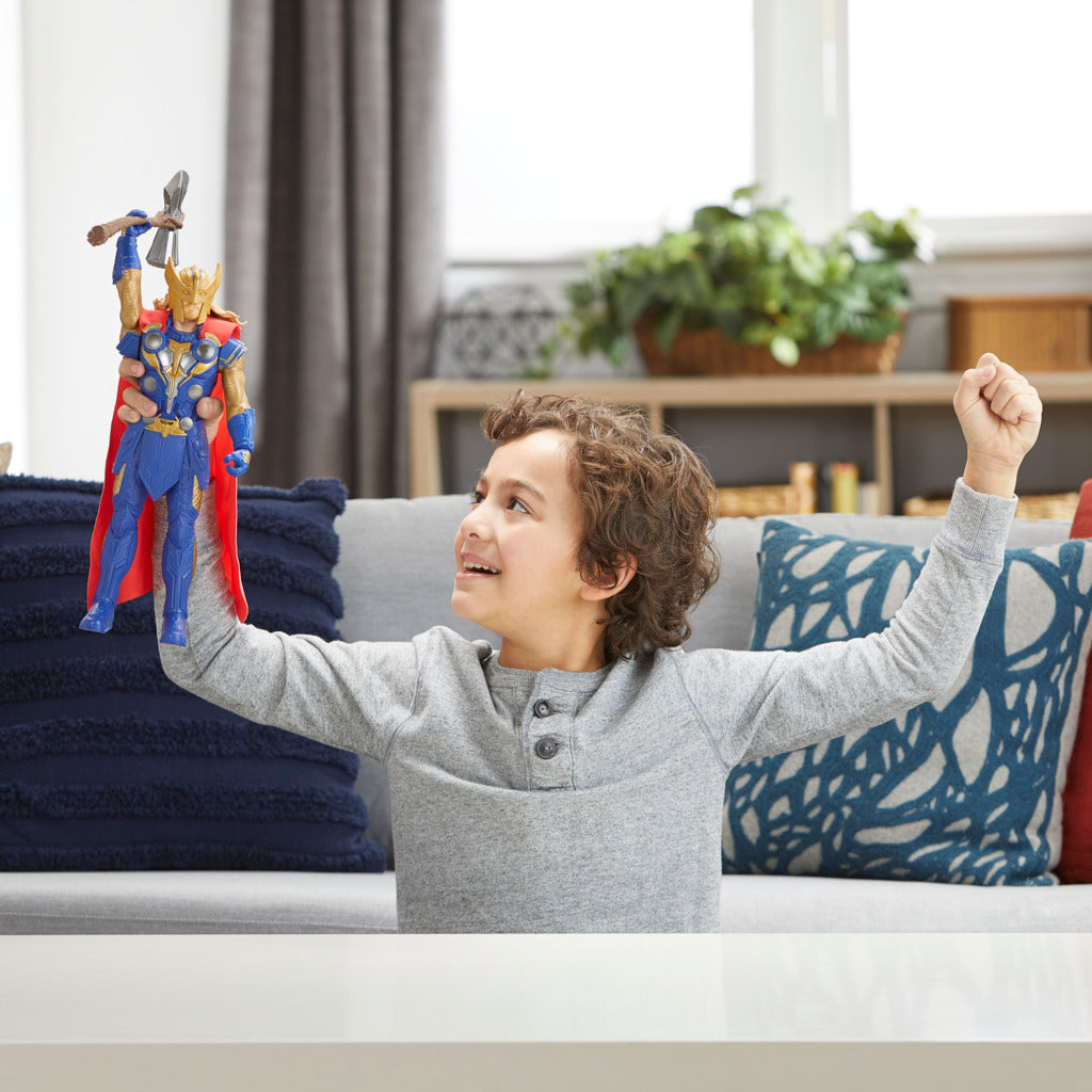 Hot! Marvel Thor: Love And Thunder Stormbreaker Strike Electronic Action Figure for Kids