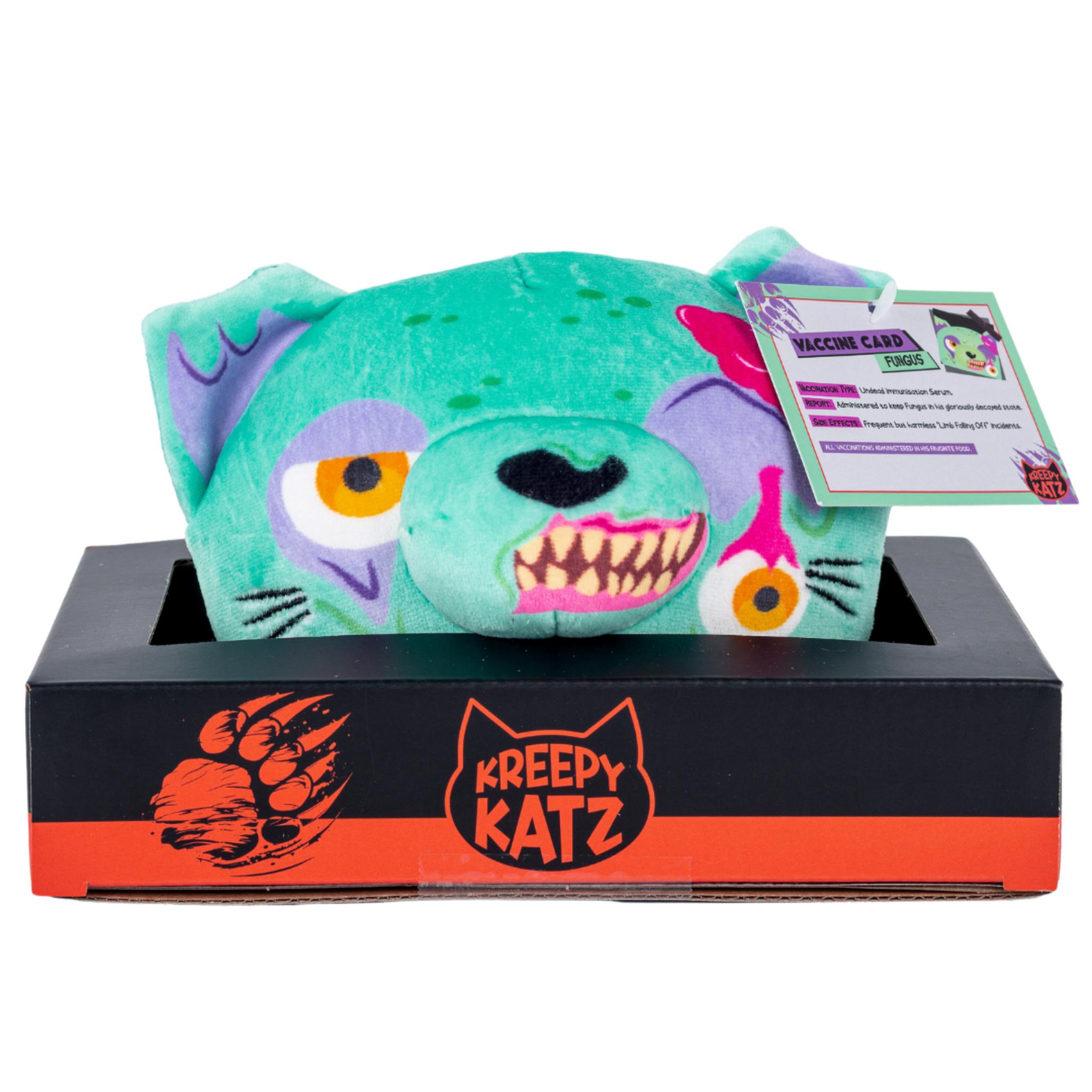 Hot Sale! Kreepy Katz Soft Toy in Litter Tray - Fungus Character