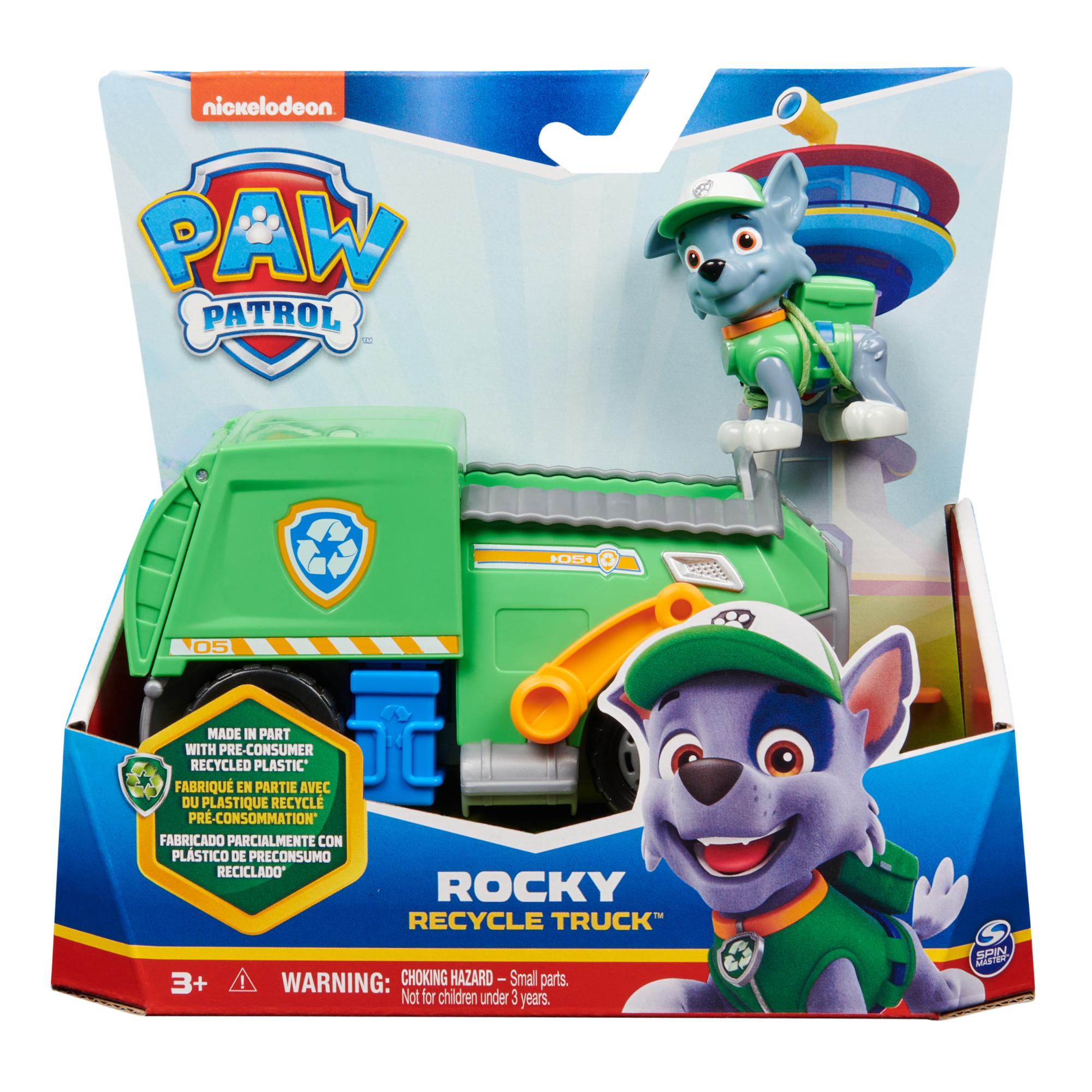 PAW Patrol Rocky's Sustainable Recycle Truck - Great Toy for Adventure
